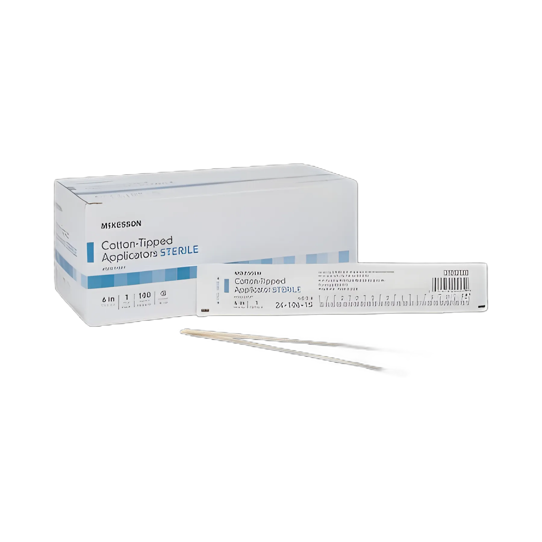 Swabstick McKesson Cotton Tip Wood Shaft 6 Inch Sterile 1 per Pack
