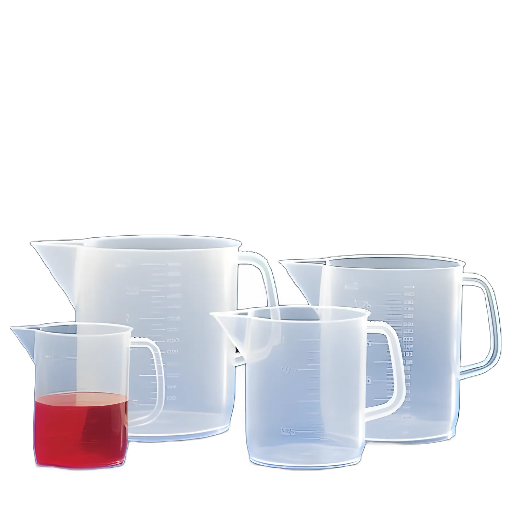 Polypropylene Laboratory Pitcher 2,000 mL (64 oz.) with Graduations