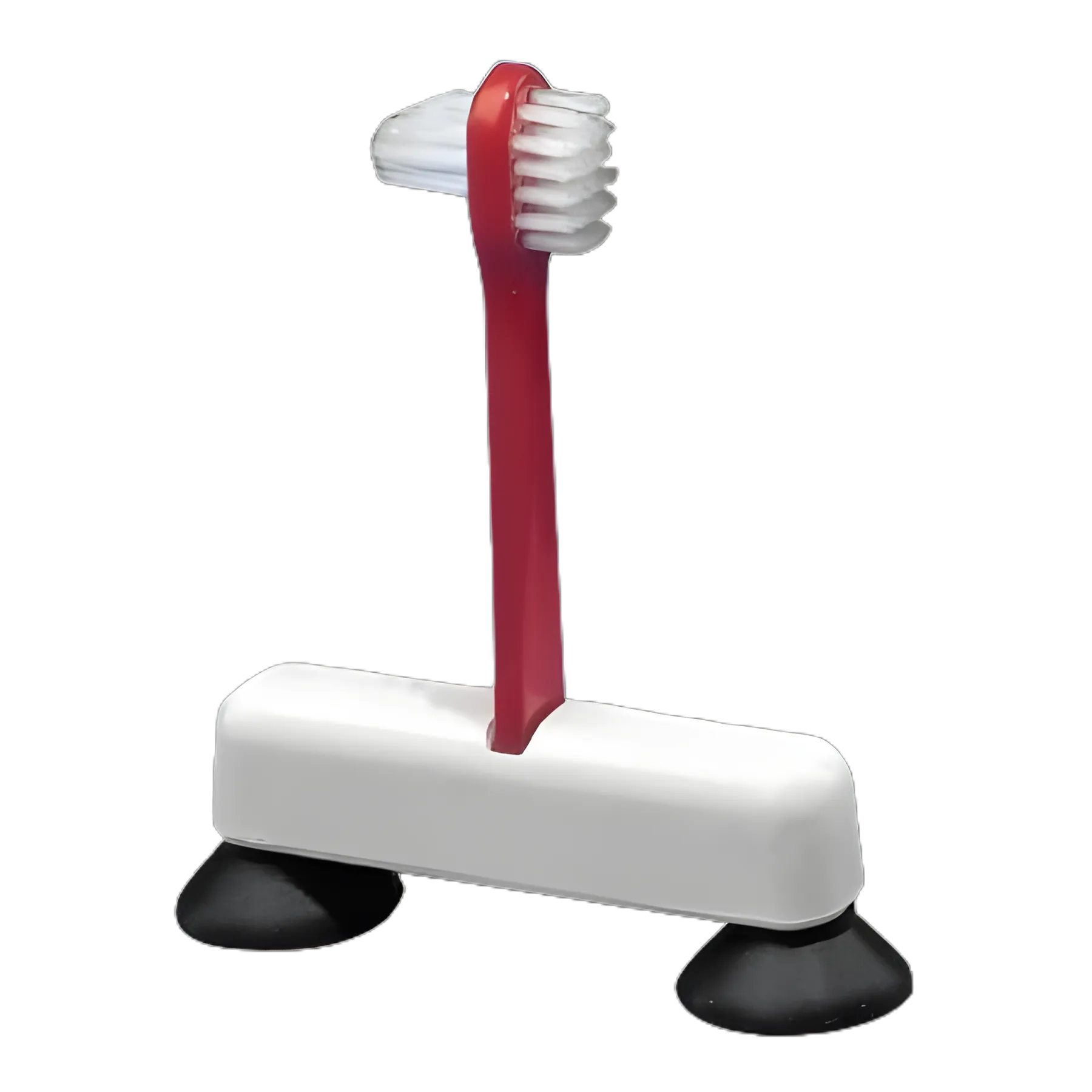 Denture Brush 2-Sided Bristle Red - 6338