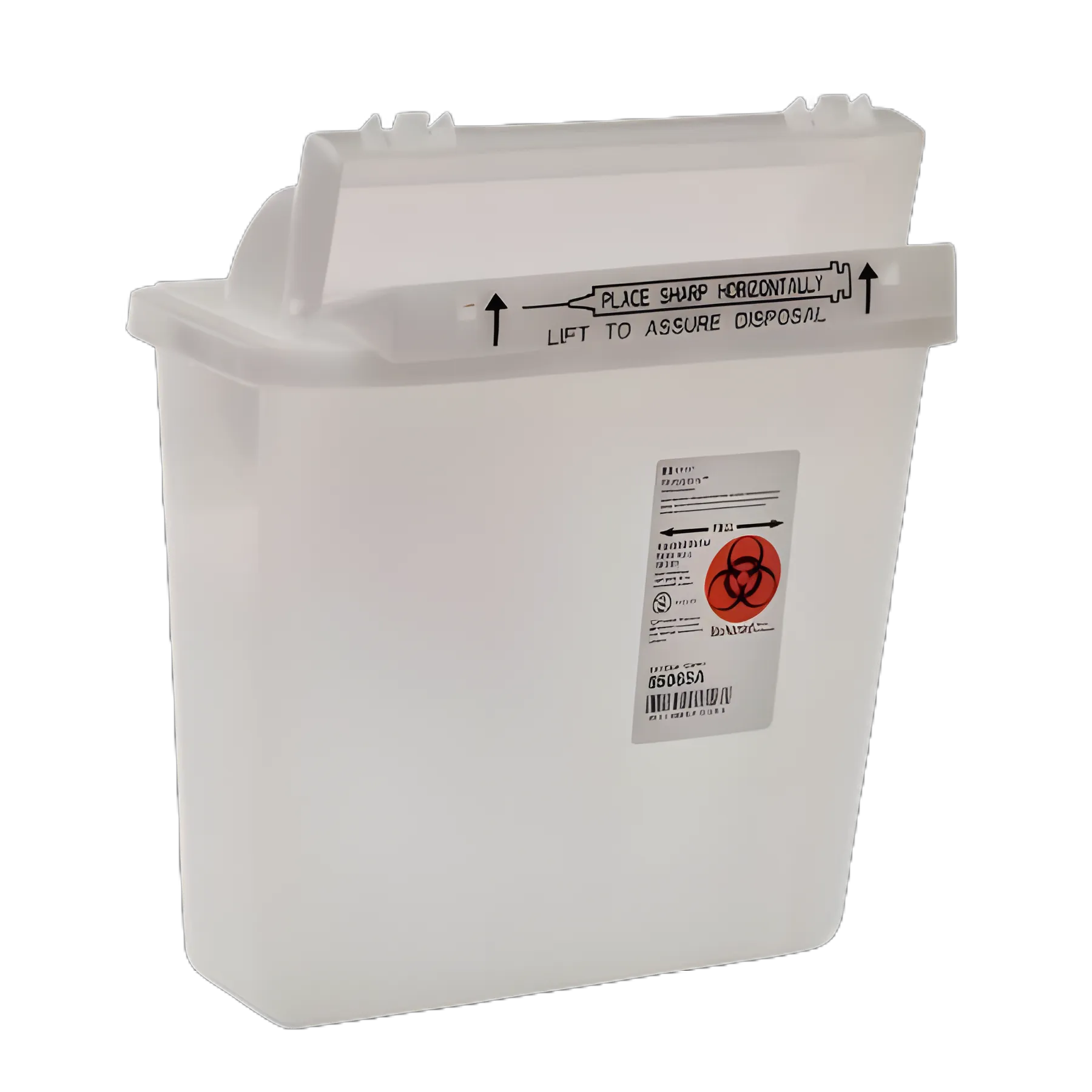 Sharps Container SharpStar™ In-Room™ Translucent Base 12-1/2 H X 10-3/4 W X 5-1/2 D Inch Horizontal Entry 1.25 Gallon