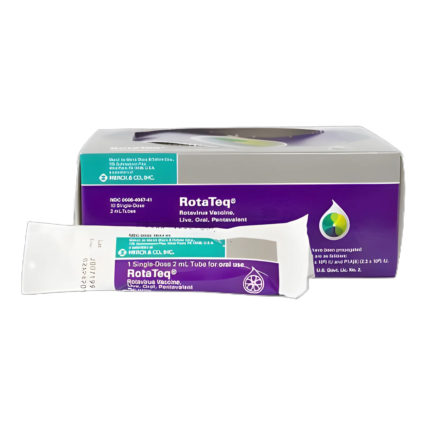 RotaTeq® Rotavirus Vaccine Indicated for People 6 to 32 Weeks of Age Solution Single-Dose Tube 2 mL - 00006404741