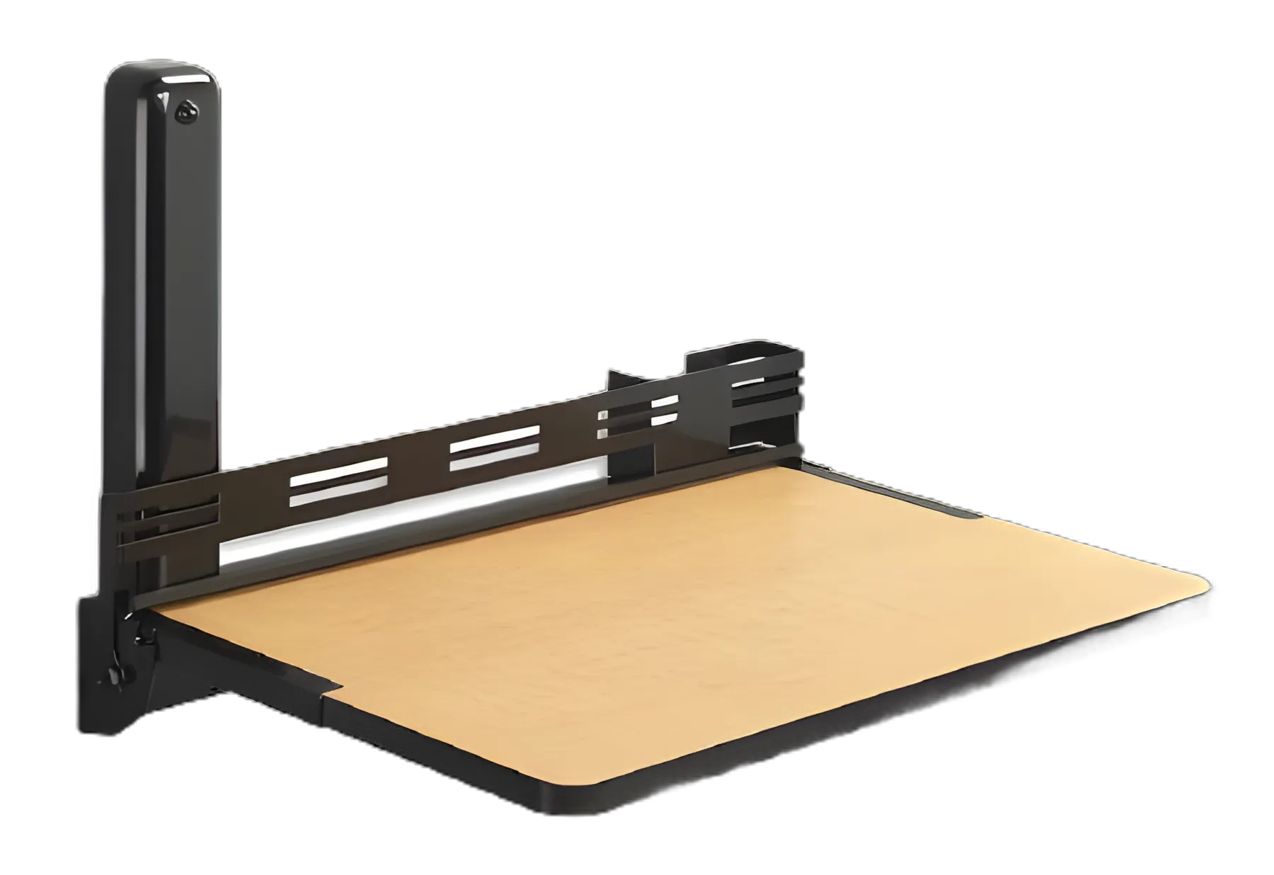 Wall Mount Desk Walladesk® Maple 15-13/16 X 16-3/4 X 24-7/8 Inch, 14 X 23-1/2 Inch Work Surface