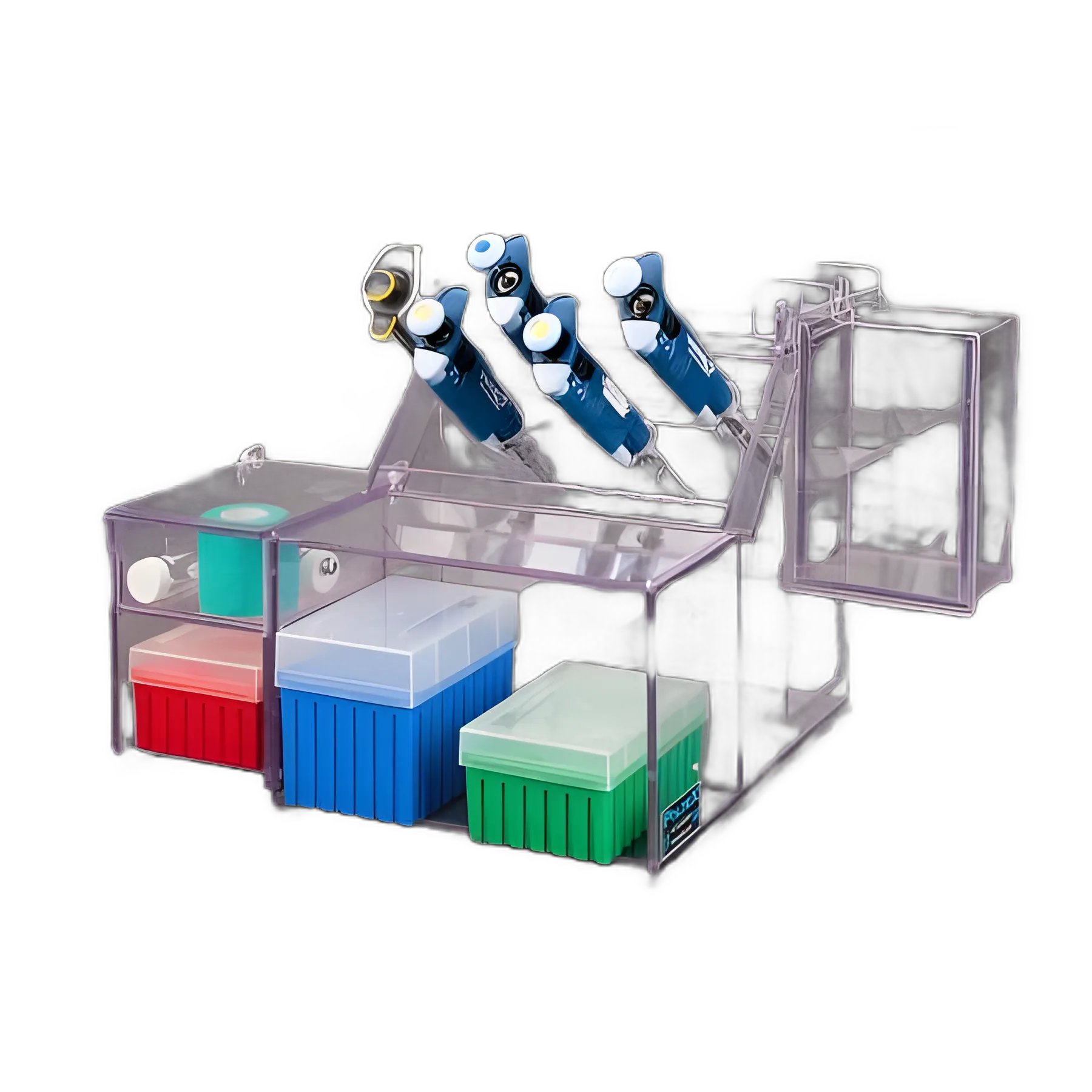 Pipette and Pipette Filler Bracket Holder by Poltex - Durable PETG, Compatible with Drummond and Other Brands