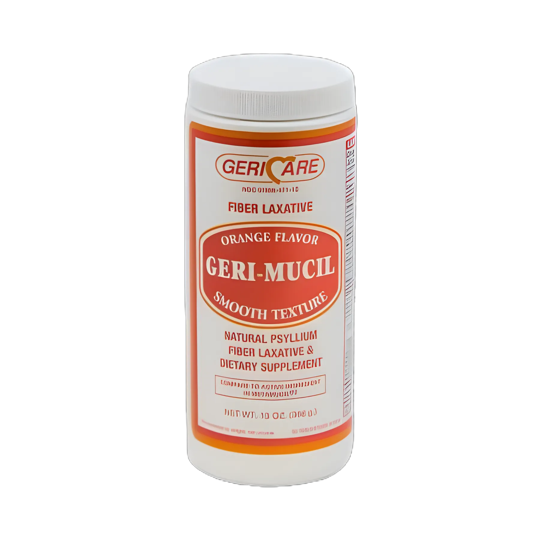 Laxative Geri-Care® Orange Flavor Powder 13 oz. 3.4 Gram Strength Psyllium Husk