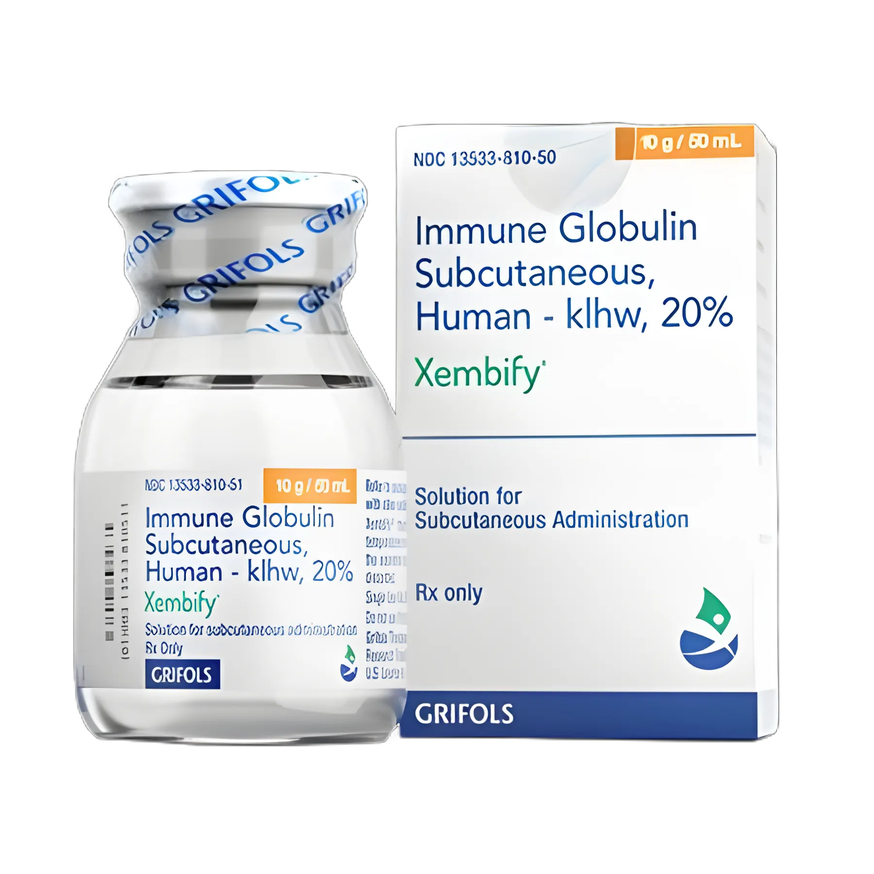 Xembify® Immune Globulin Subcutaneous, Human – klhw 20% Injection Single-Use Vial 50 mL