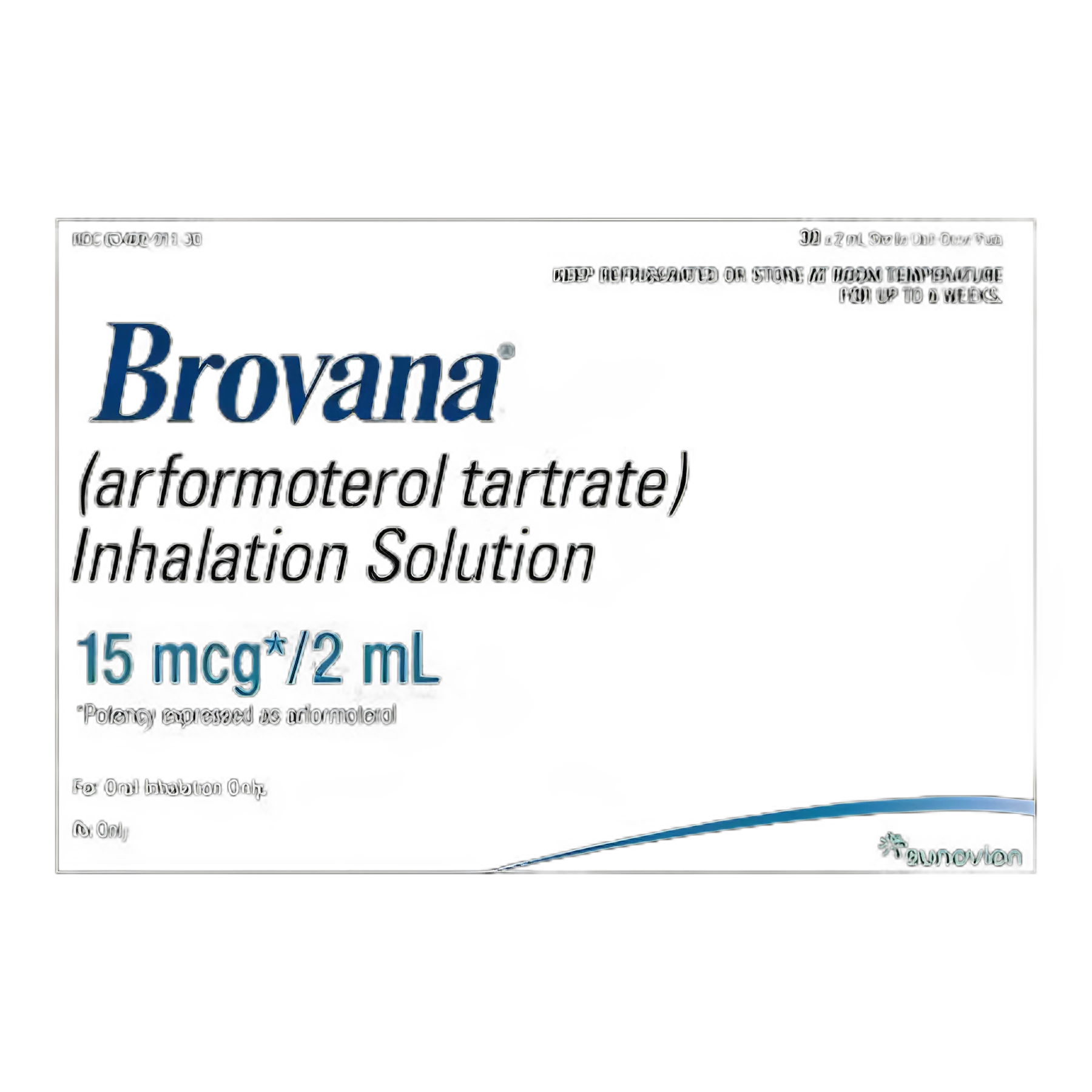 Brovana® Arformoterol Tartrate 15 mcg / 2 mL Solution Nebulizer Vial 30 Vials