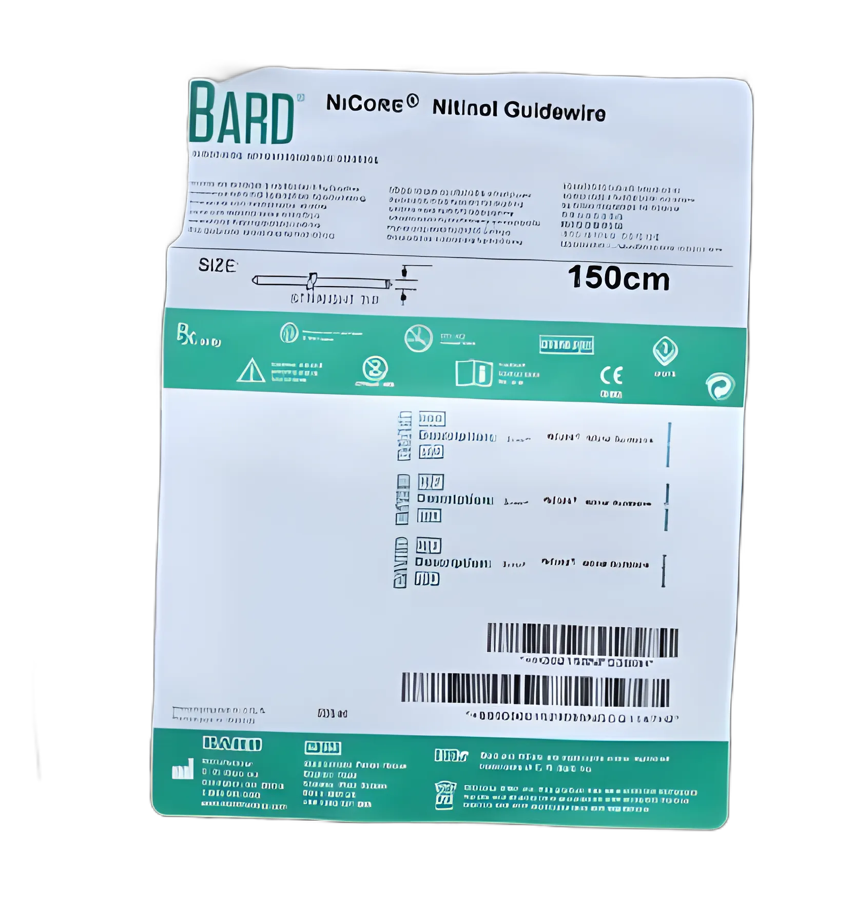 Guidewire NiCore™ .035 Inch Diameter 150 cm Length Straight Tip