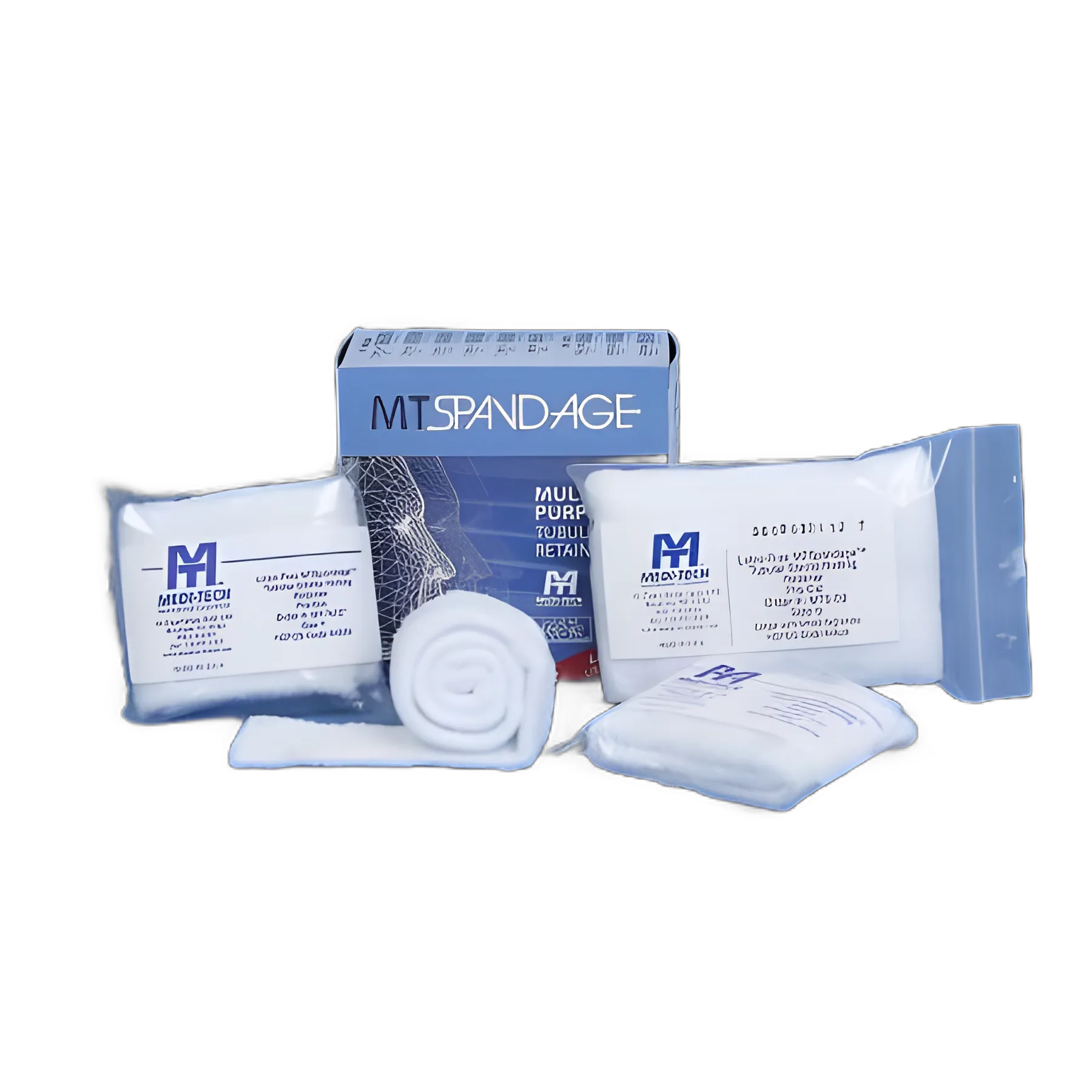 MT Spandage™ Size 8 Pre-Cut Elastic Net Retainer Dressing for Large Cranium - NonSterile, 12 Inch
