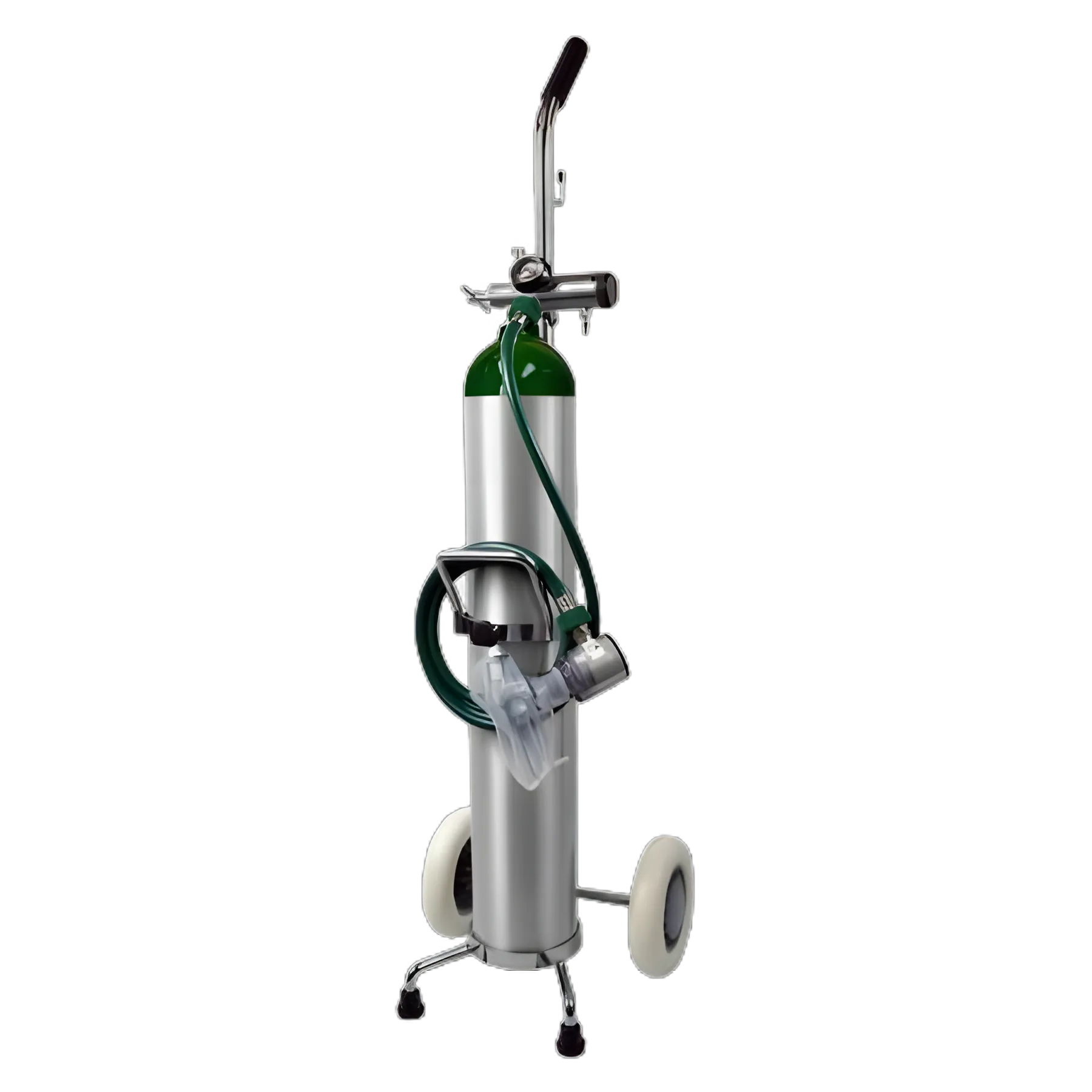 Mada Medical Oxygen Resuscitator Kit on Cart (Empty) Size E Aluminum