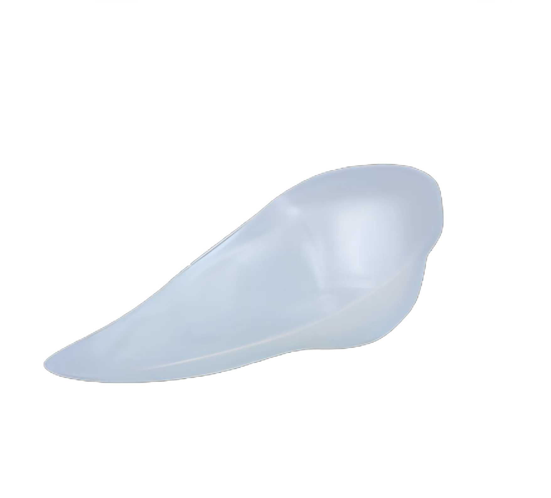 Pressure Reducing Pad KerraPro™ Heel Silicone, White, Nonsterile