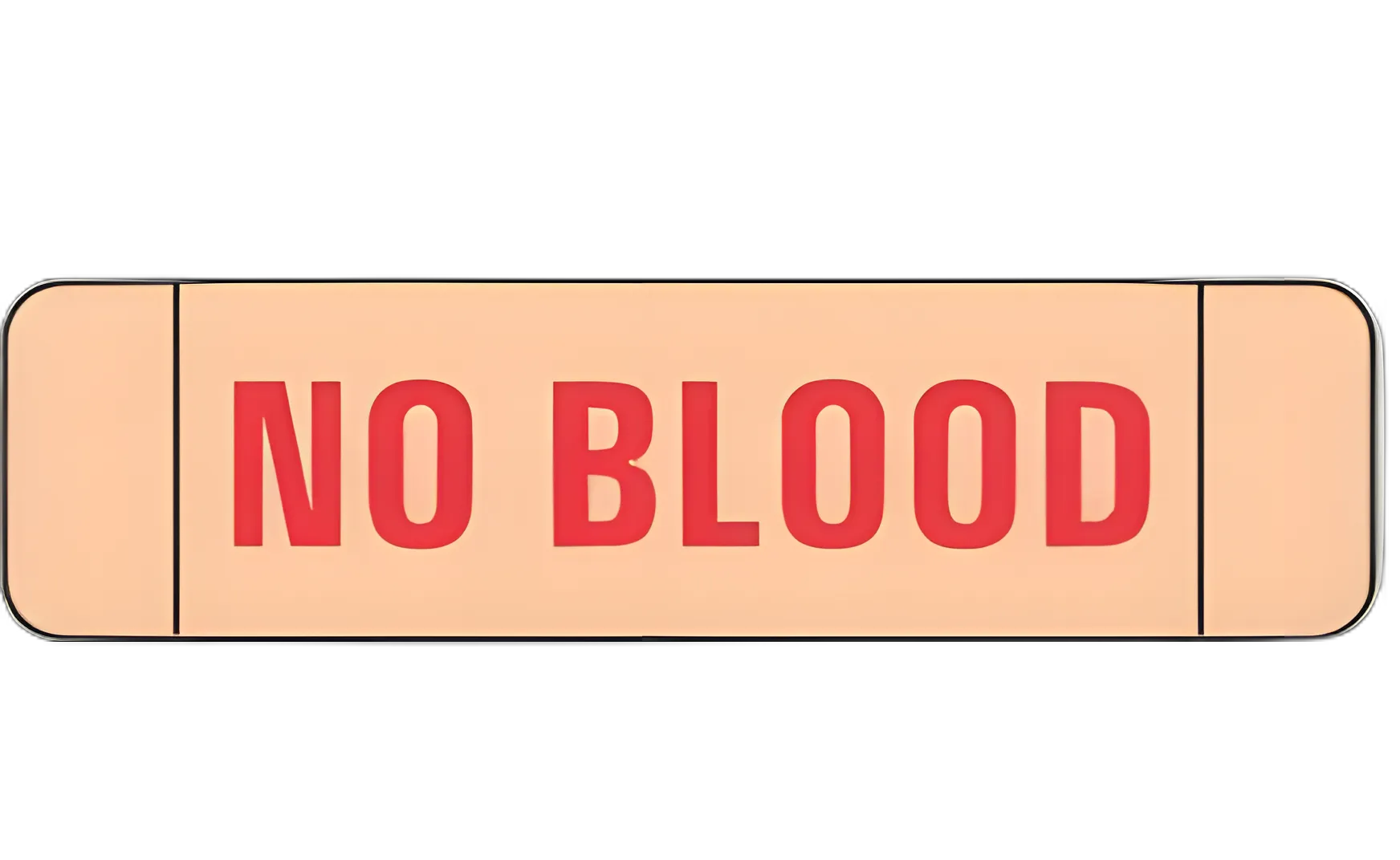 PDC® Pre-Printed Pink Paper Lab Labels for Specimen Identification - No Blood Red, 3/8 x 1 x 1-1/2 Inch