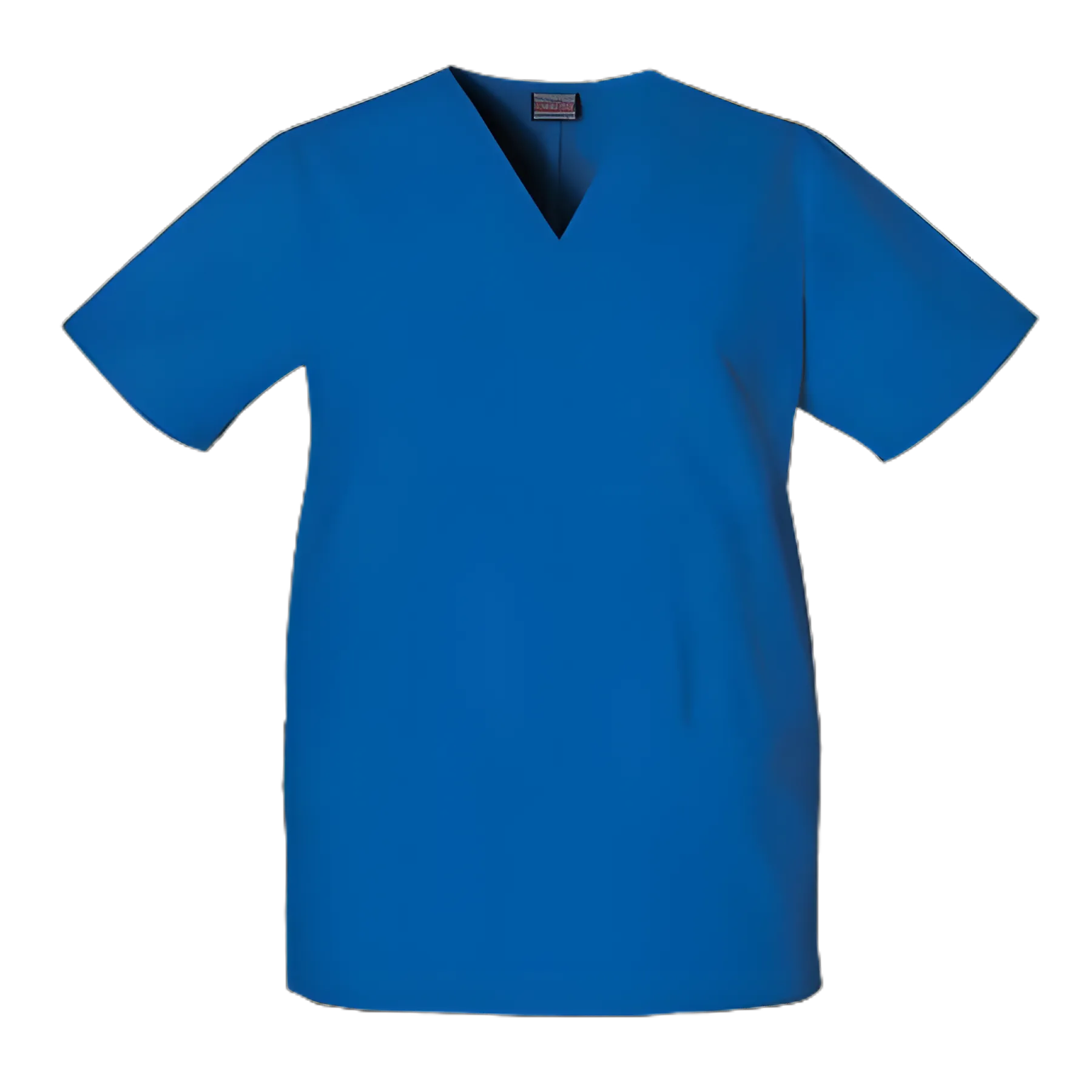 Small Royal Blue Unisex Scrub Shirt by Standard Textile