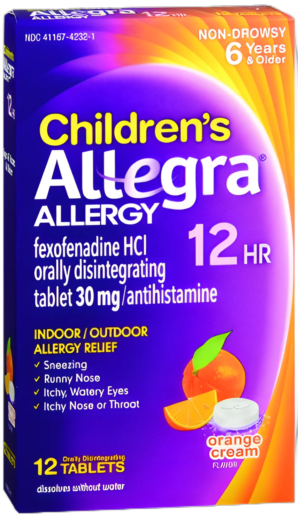 Children's Allegra® Allergy Relief 30mg Tablets - 12 Count Box