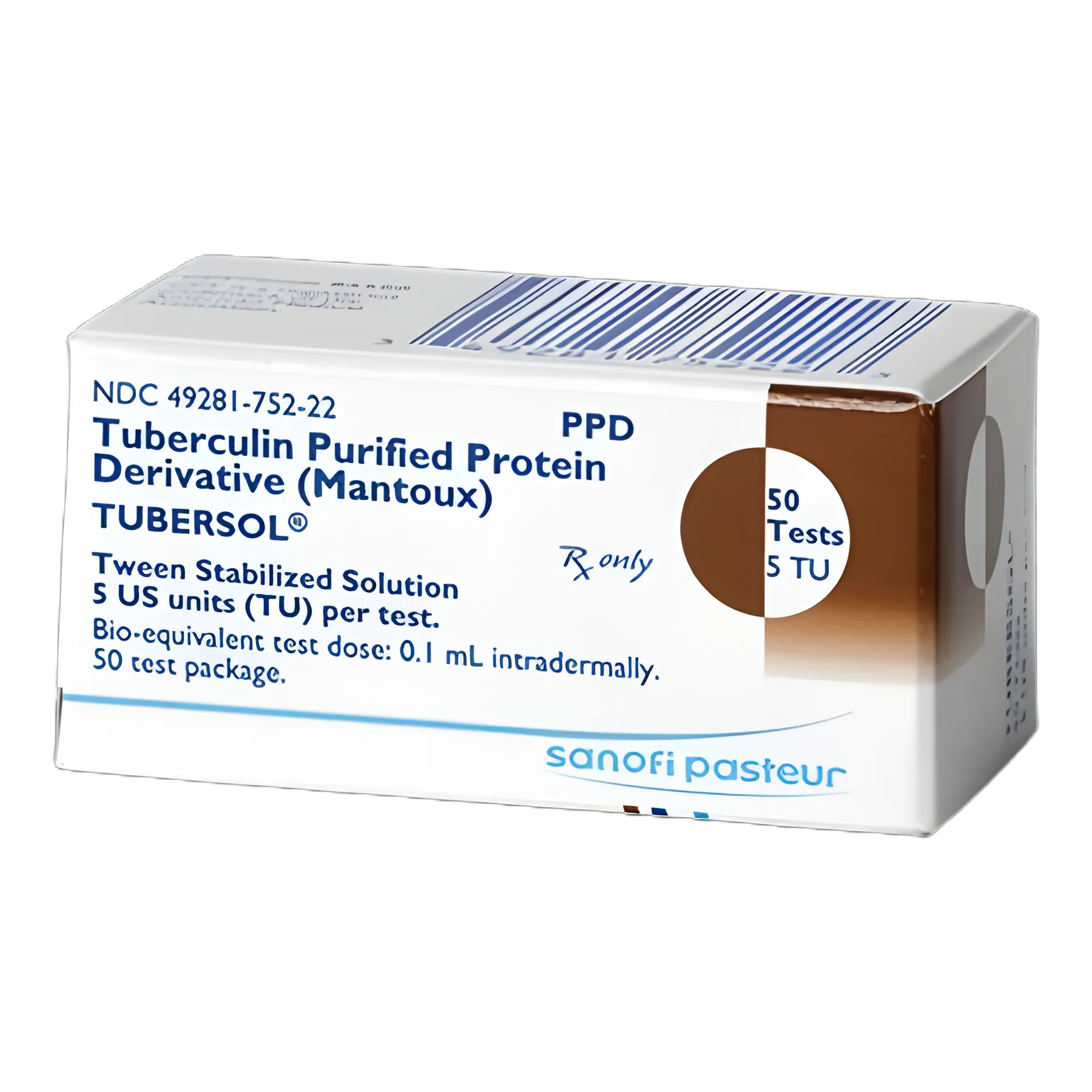 Tubersol® Tuberculin Purified Protein Derivative 5 TU / 0.1 mL Injection Multiple-Dose Vial 5 mL