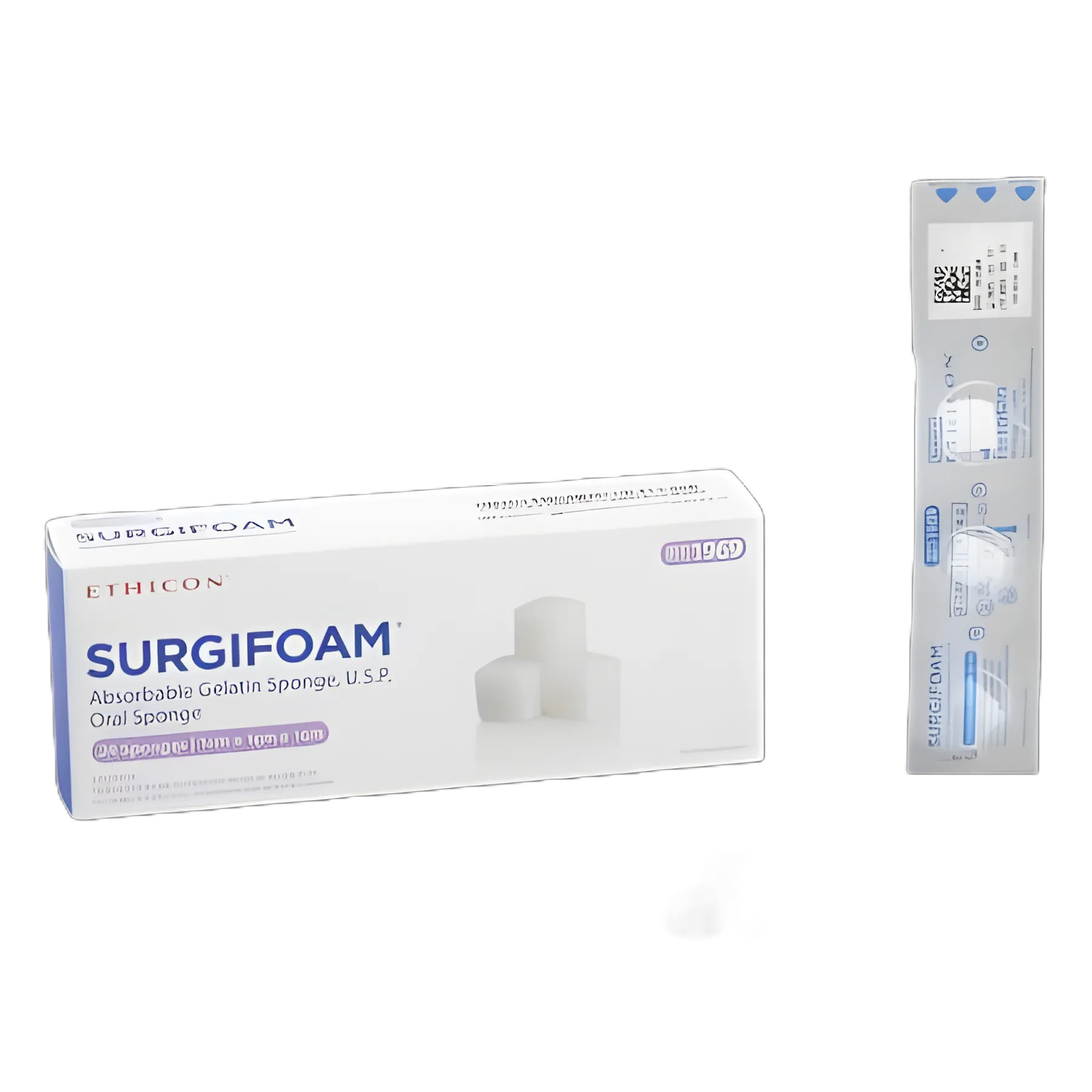 Hemostatic Sponge Surgifoam® 1 X 1 X 1 X 1 cm Sterile