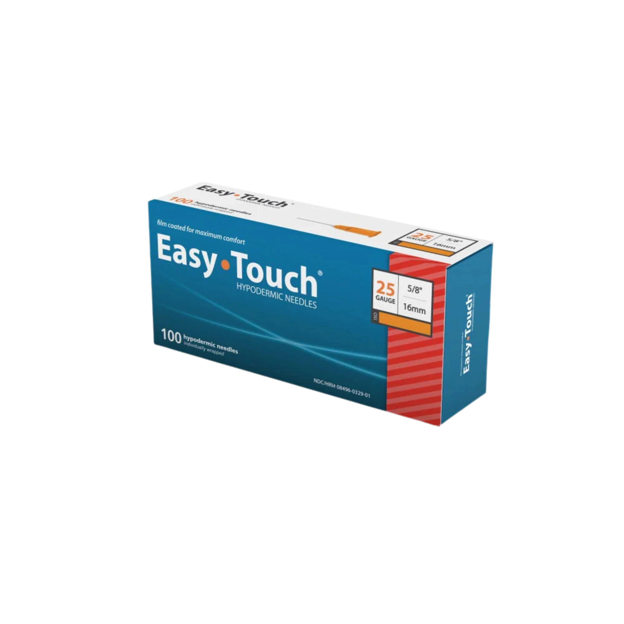 EasyTouch® 25 Gauge 5/8 Inch Length Hypodermic Needle