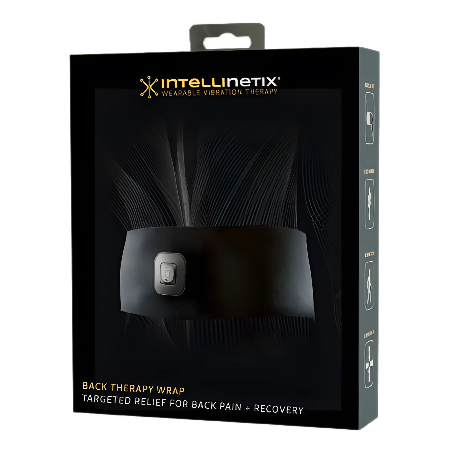 Intellinetix Lumbar Vibration Therapy Wrap for Pain Relief and Muscle Recovery