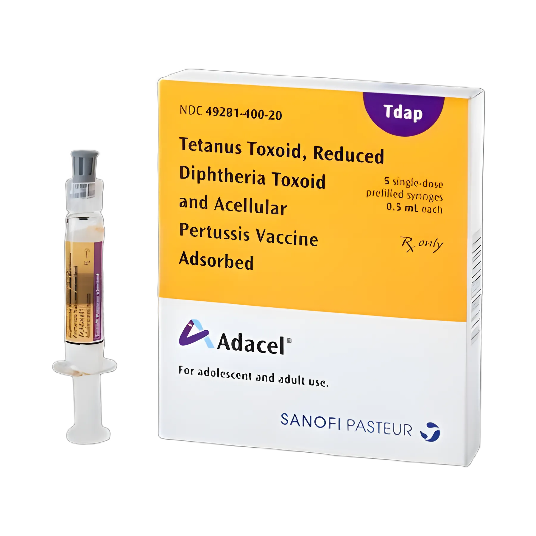 Adacel® Tdap Vaccine for Ages 10-64: Tetanus, Diphtheria, Pertussis