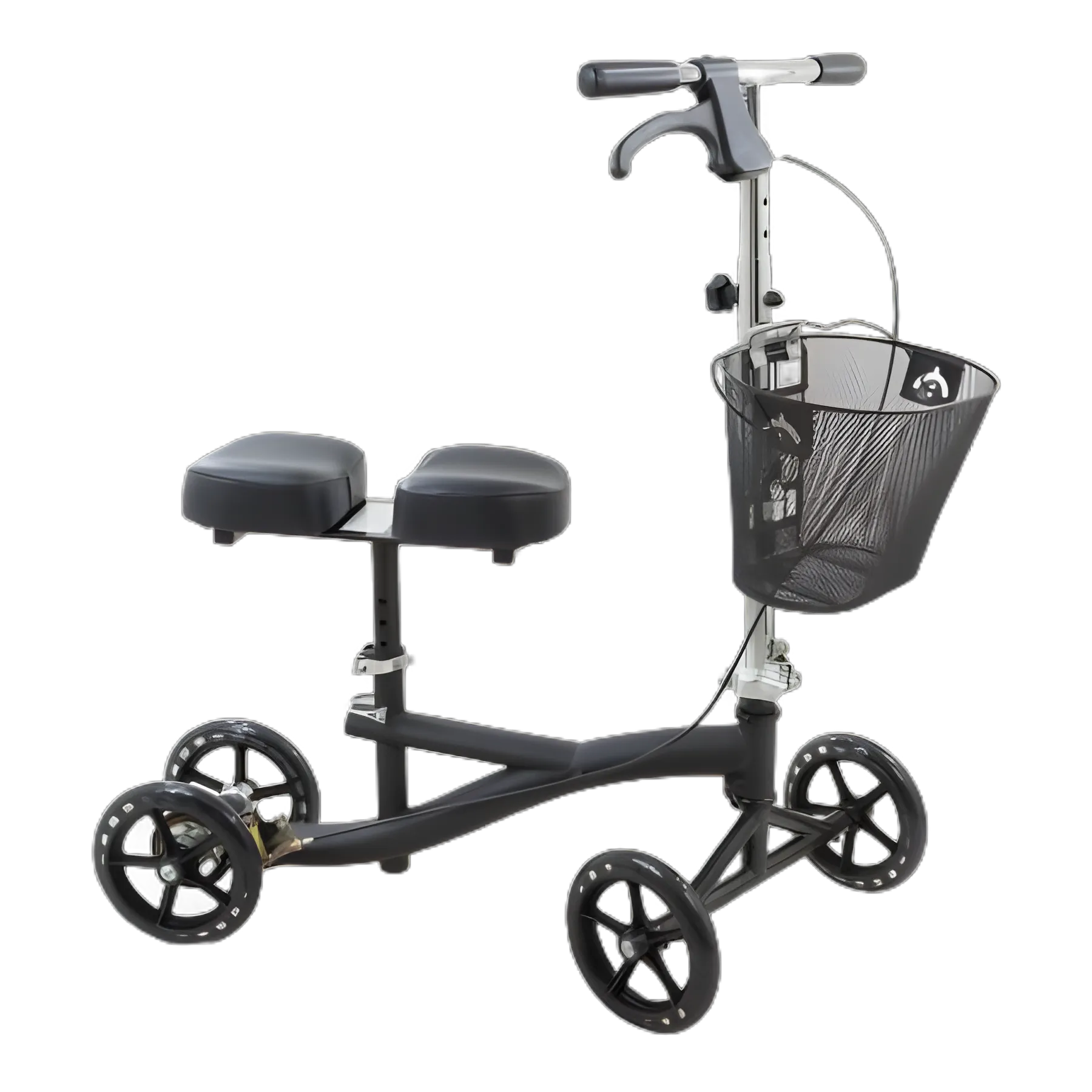 Knee Scooter Roscoe 350 lbs. Weight Capacity Black