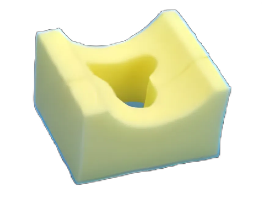 Head Positioner 8 W X 9 D X 6 H Inch Foam Freestanding