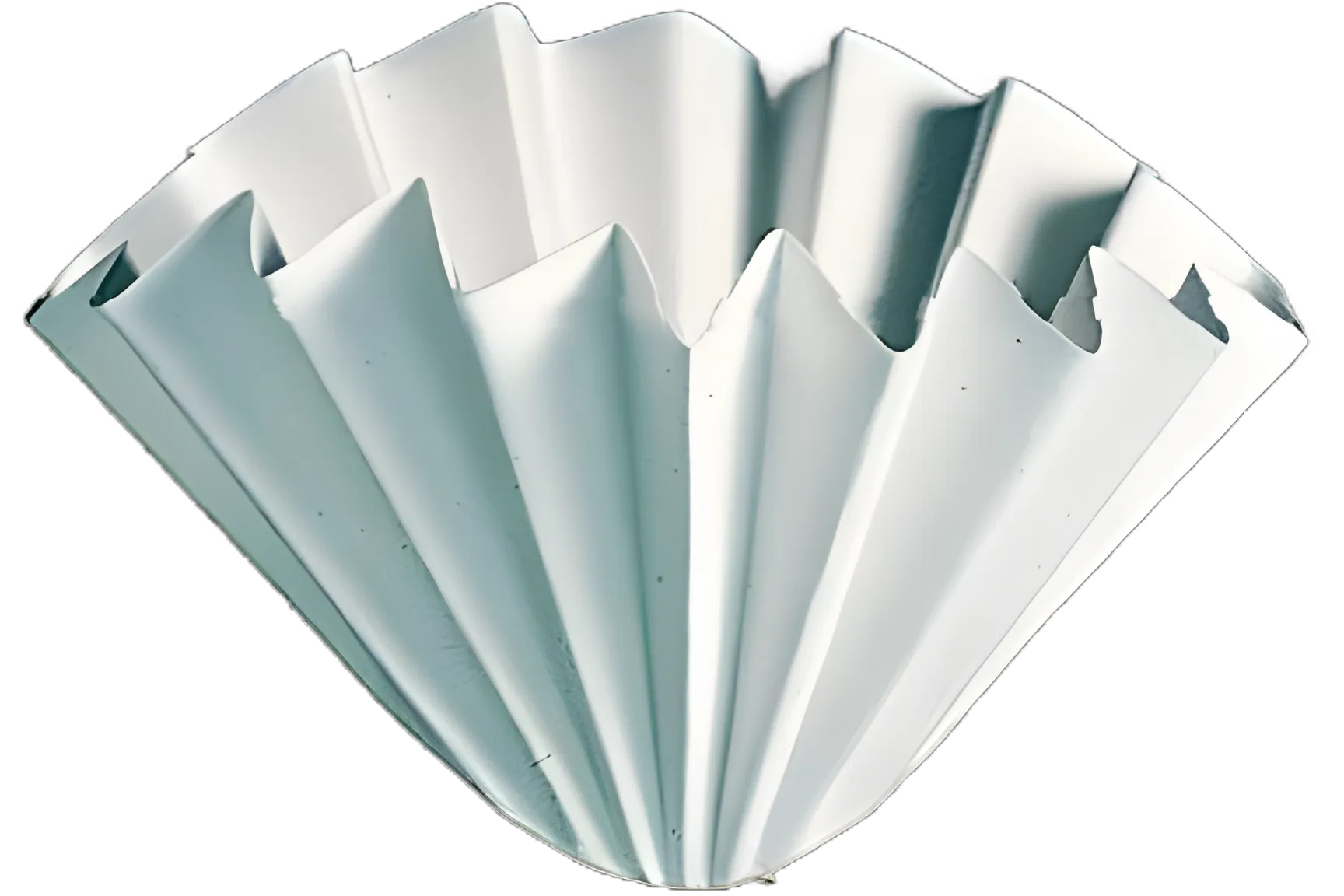 Fisherbrand® Filter Paper 12.5 cm OD, Particle Retention: Above 10 µm, Qualitative Circle, Coarse, Grade: P8 Fluted Conical Funnels