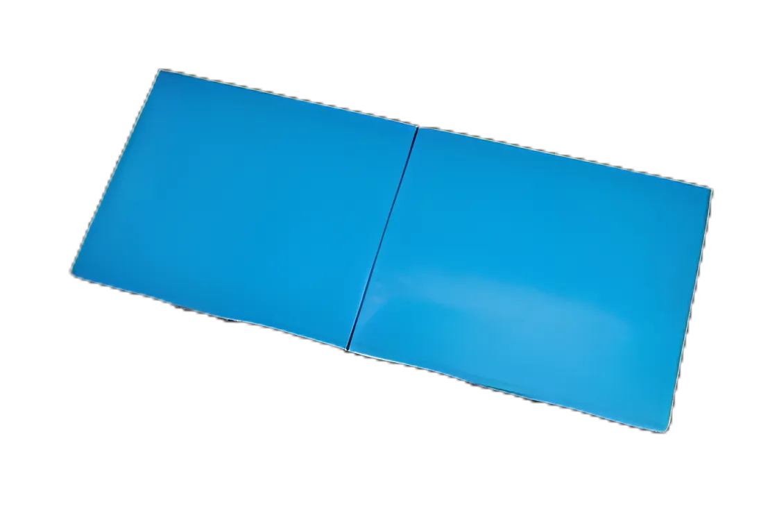 AliMed® Folding Mat Blue Foam / Vinyl 30 X 72 Inch - 2970001457