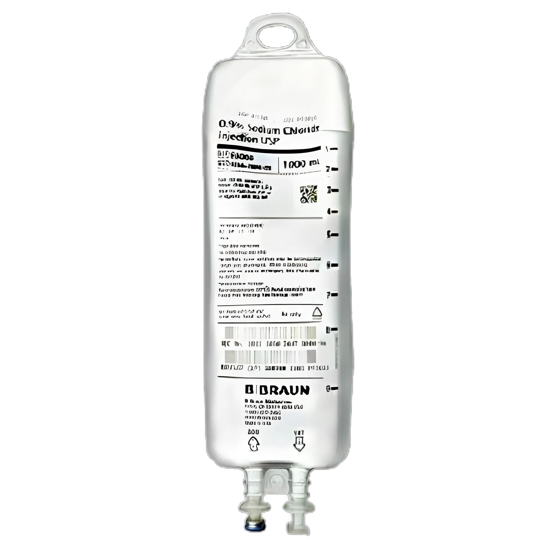 Replacement Preparation Sodium Chloride, Preservative Free 0.9% IV Solution Flexible Bag 1,000 mL - E8000