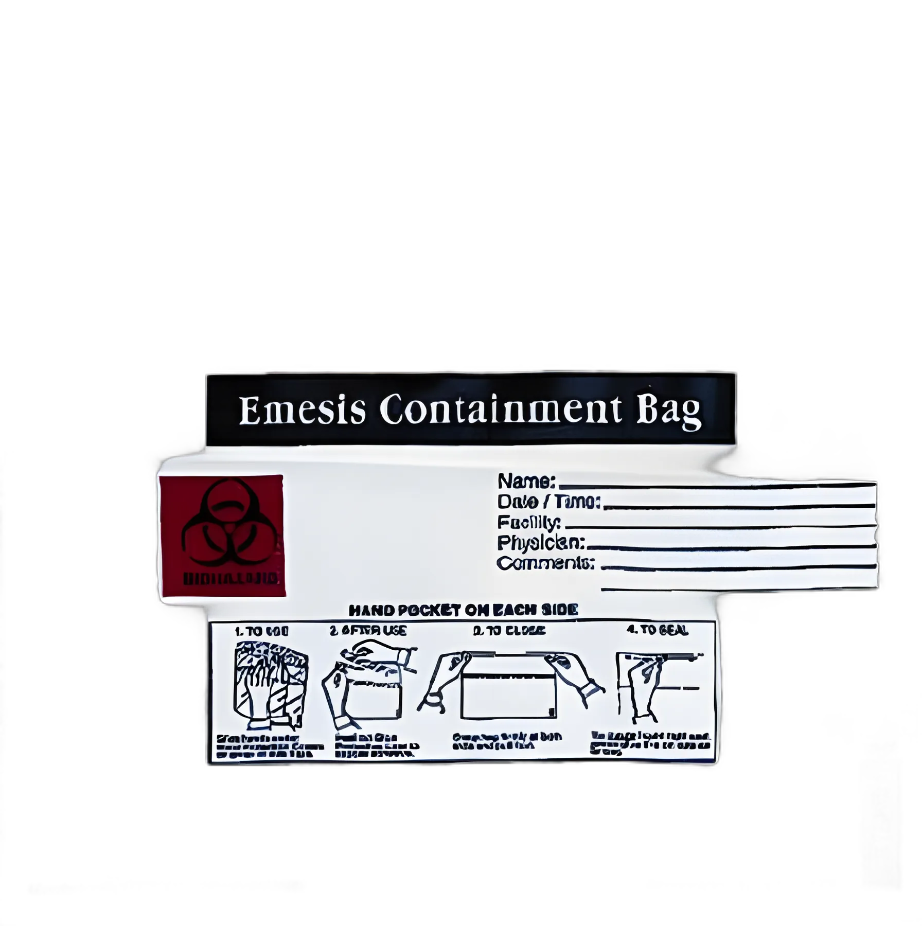 Emesis Bag White - UFEMB1010