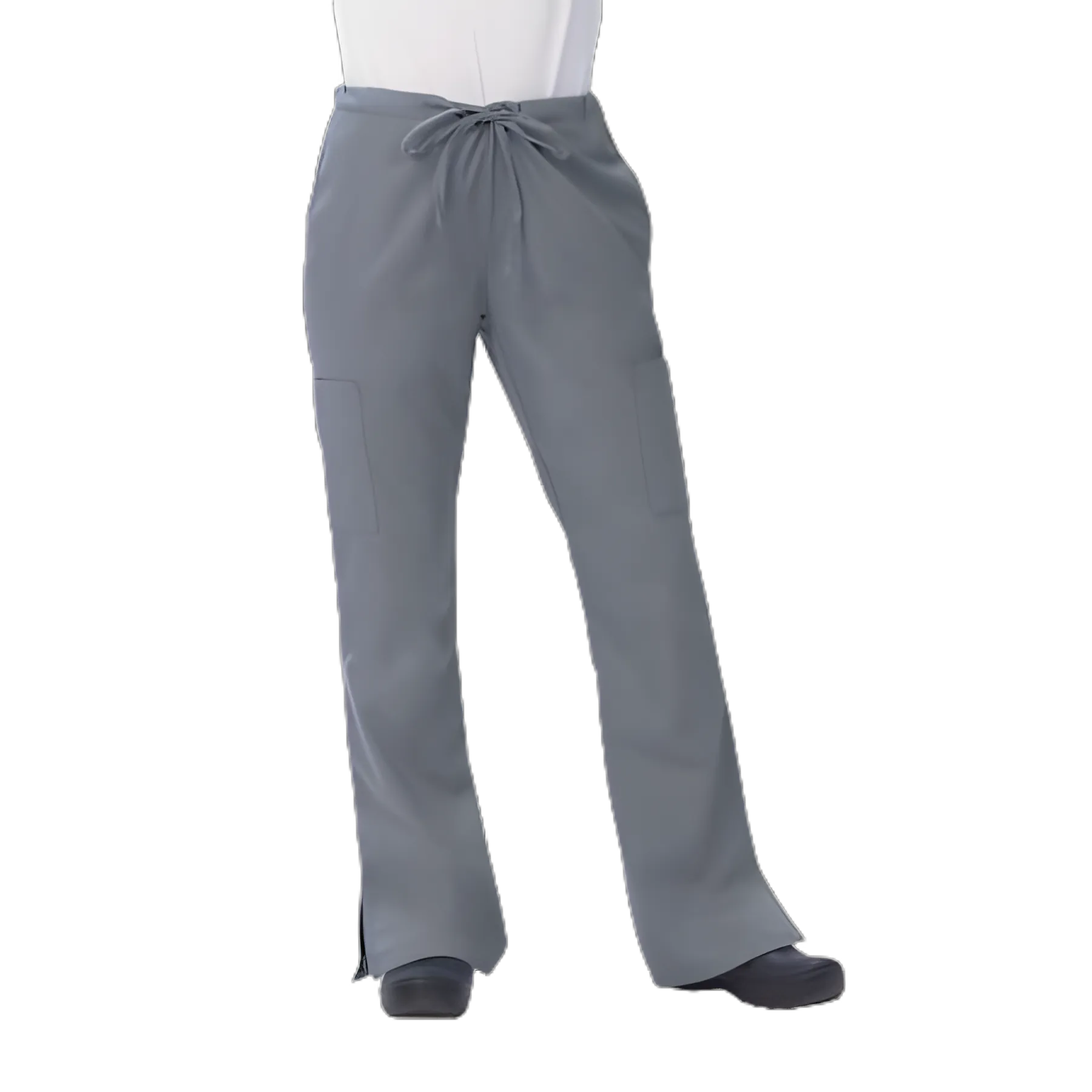 Pewter Female X-Small/Petite Scrub Pants with Cargo Pockets by Fashion Seal Uniforms