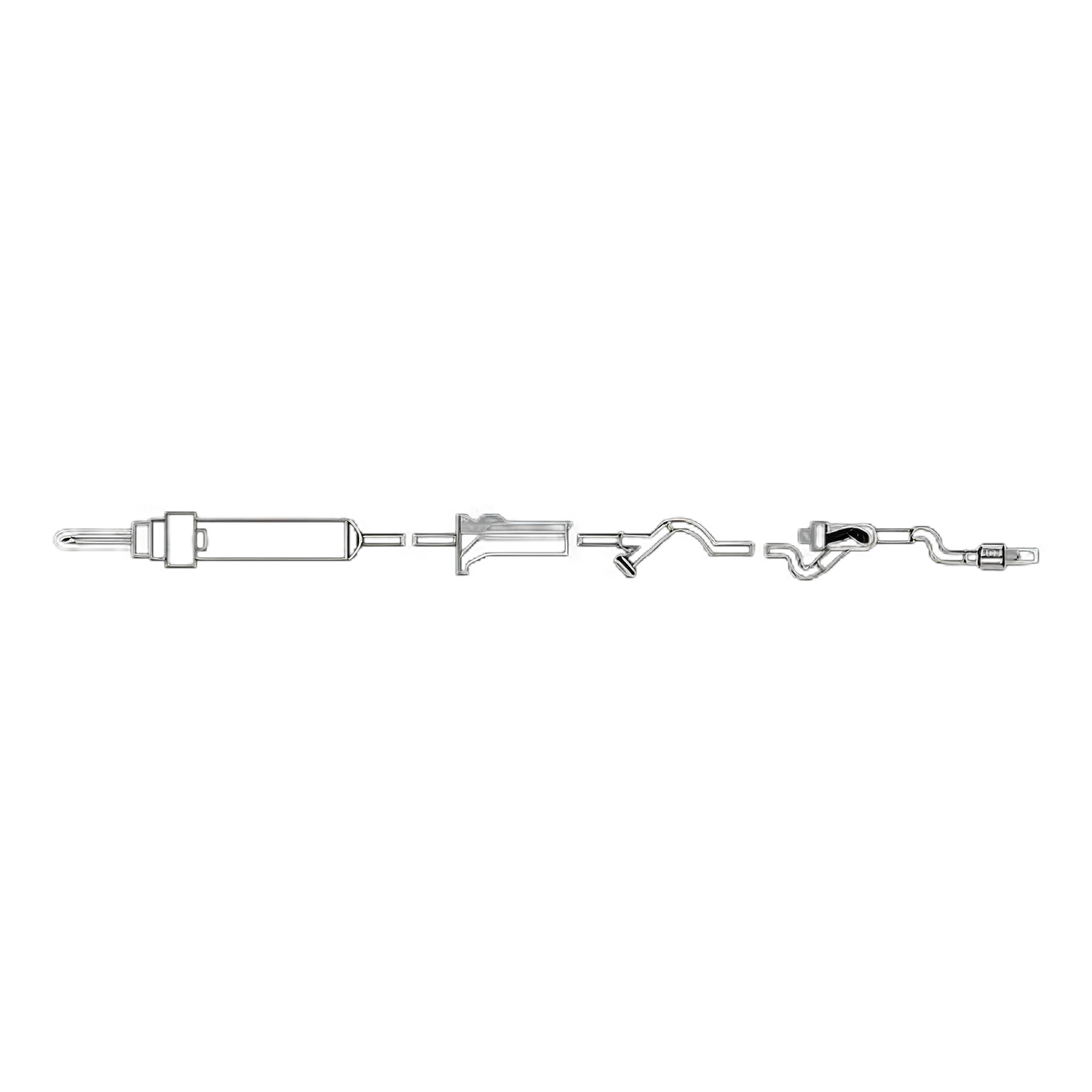 MedSource Gravity IV Administration Set, 2 Ports, 15 Drops/mL, 83" Tubing