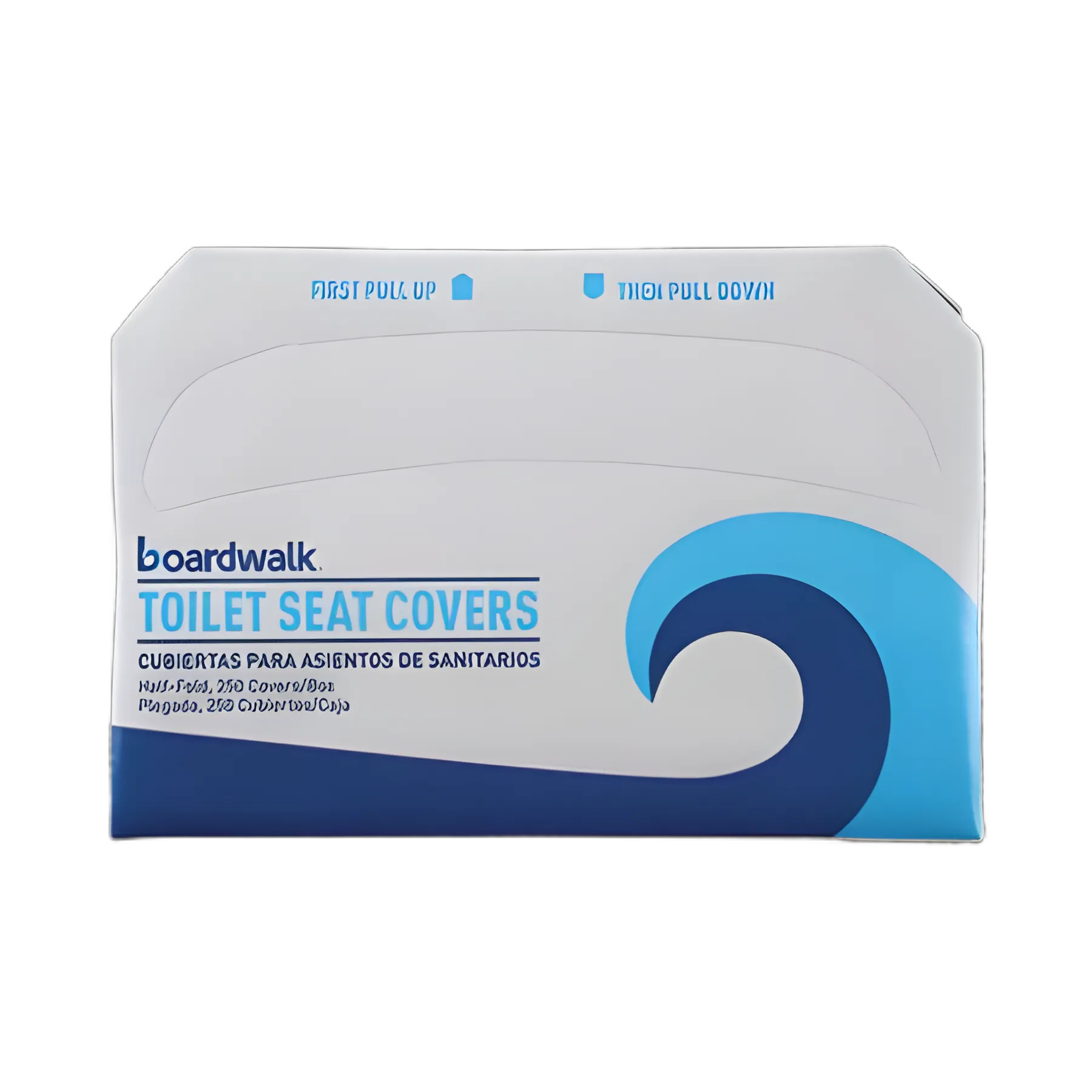 Premium Half-Fold Toilet Seat Covers, 14.17 x 16.73, White, 250 Covers/Sleeve, 4 Sleeves/Carton