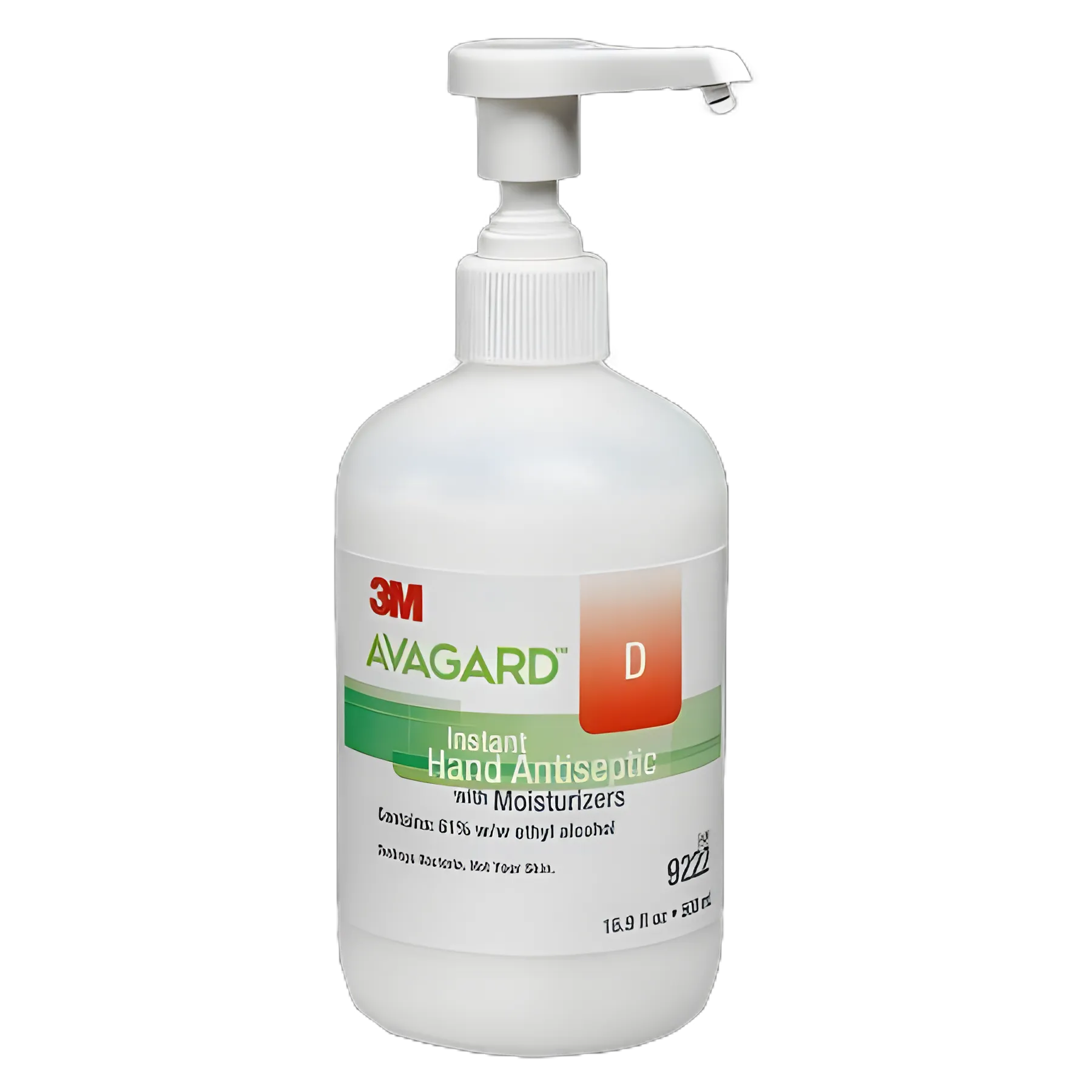 Hand Sanitizer 3M™ Avagard™ D 16 oz. Ethyl Alcohol Gel Pump Bottle