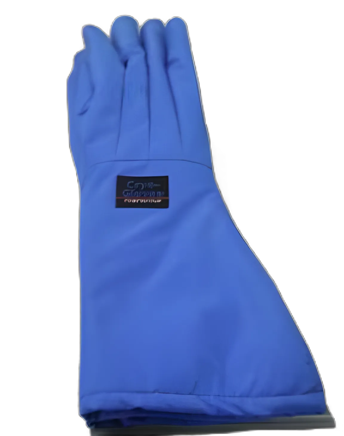 Cryogenic Glove Thermo Scientific™ Elbow-Length Medium Waterproof Material Blue 18 Inch Gauntlet Cuff NonSterile
