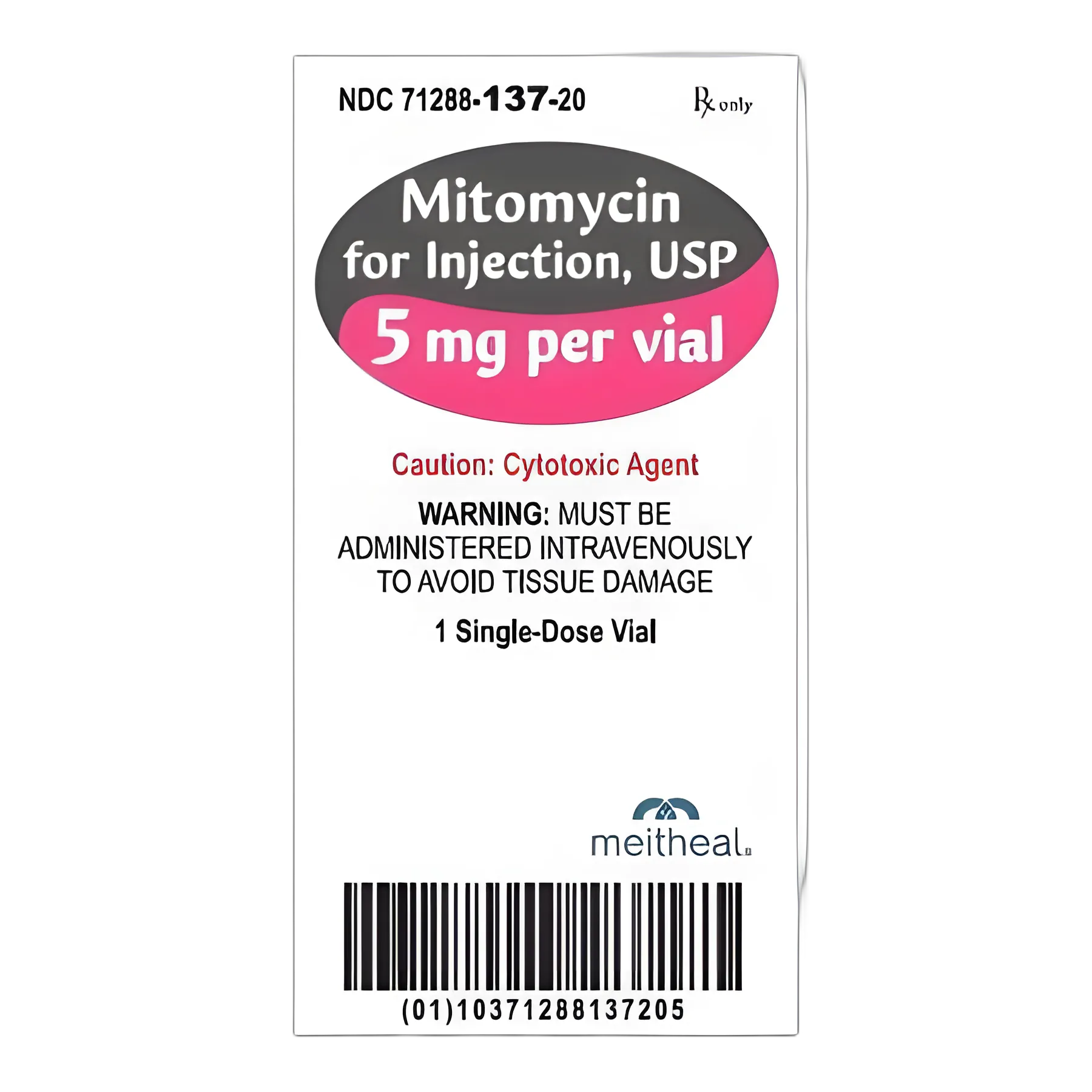 Mitomycin 5 mg Injection Vial 10 mL