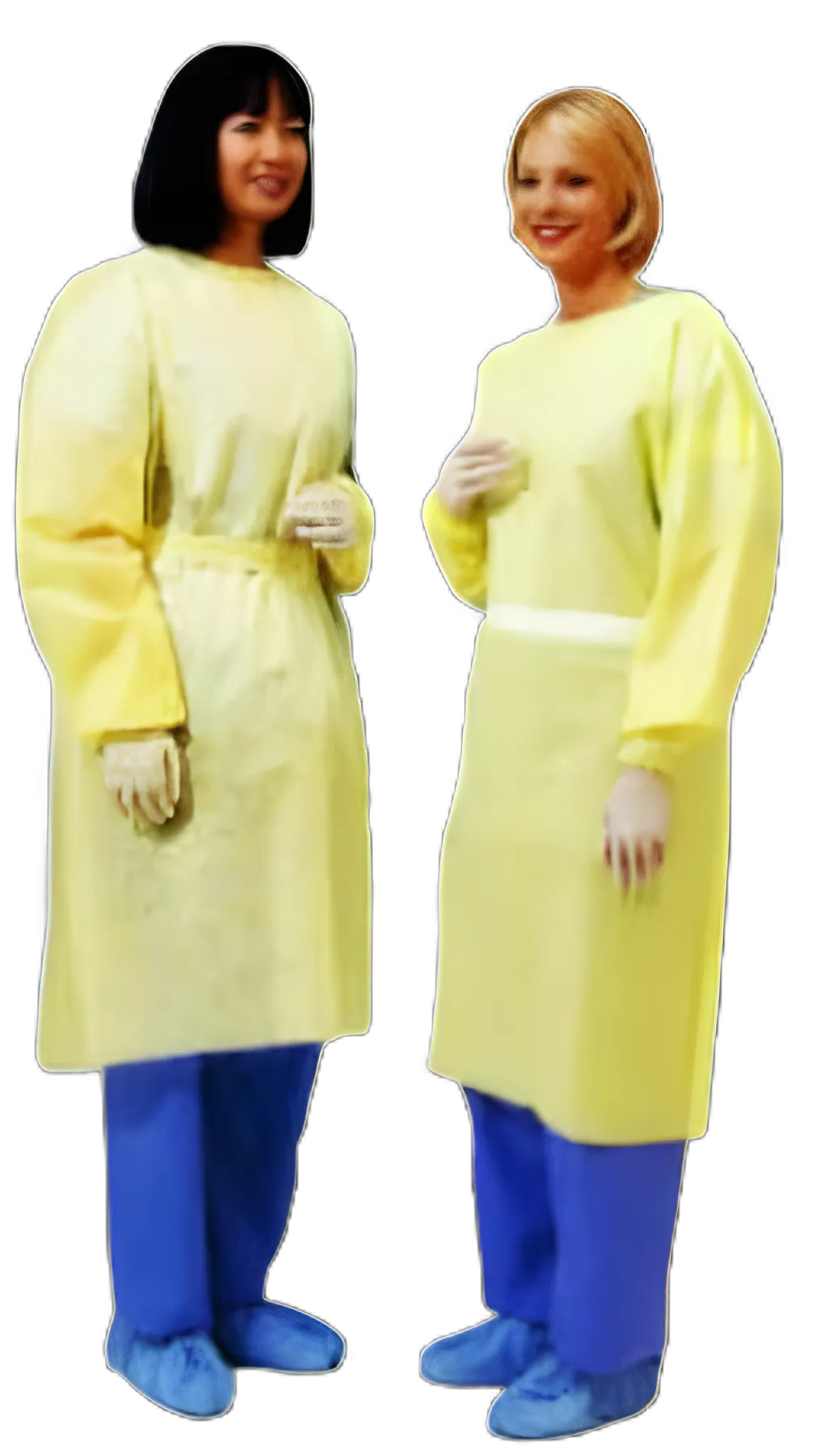 Protective Procedure Gown Cardinal Health™ One Size Fits Most Yellow NonSterile Not Rated Disposable