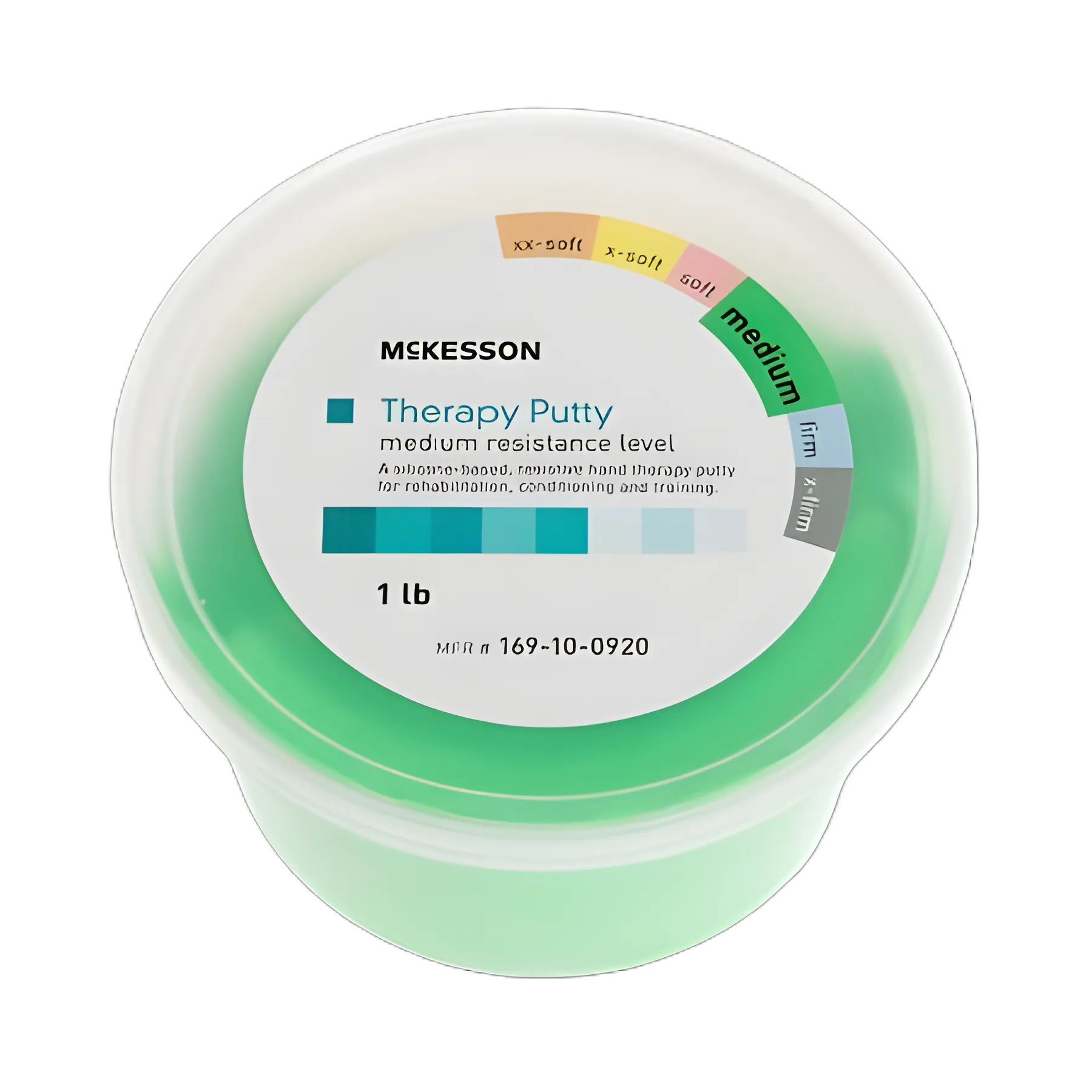 McKesson Medium Resistance Therapy Putty, 1 lb - Enhance Grip Strength & Rehabilitation