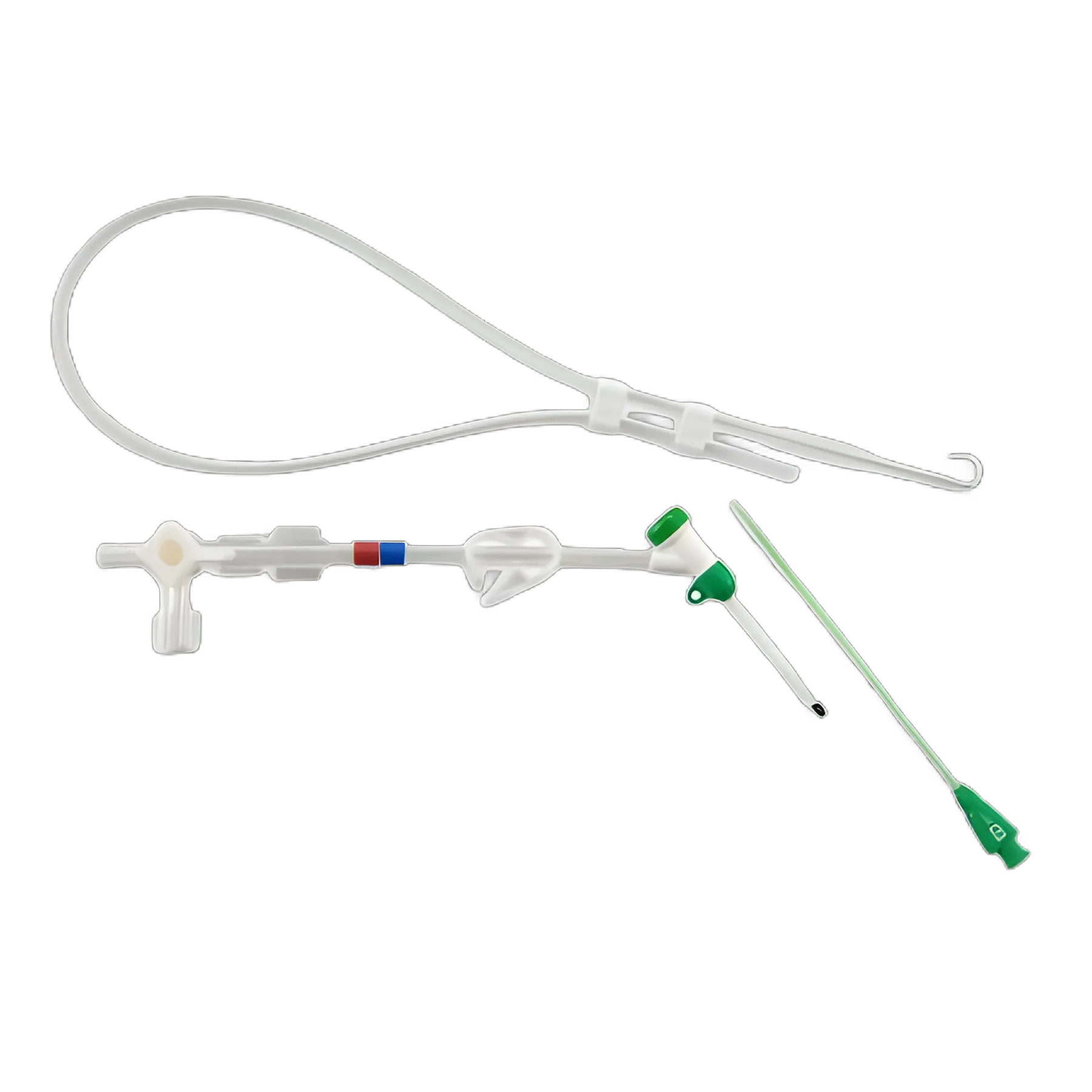Prelude® 6 Fr. Short Sheath Introducer with Removable Stopcock and Marker Tip, Green, 0.038 Inch X 50 cm