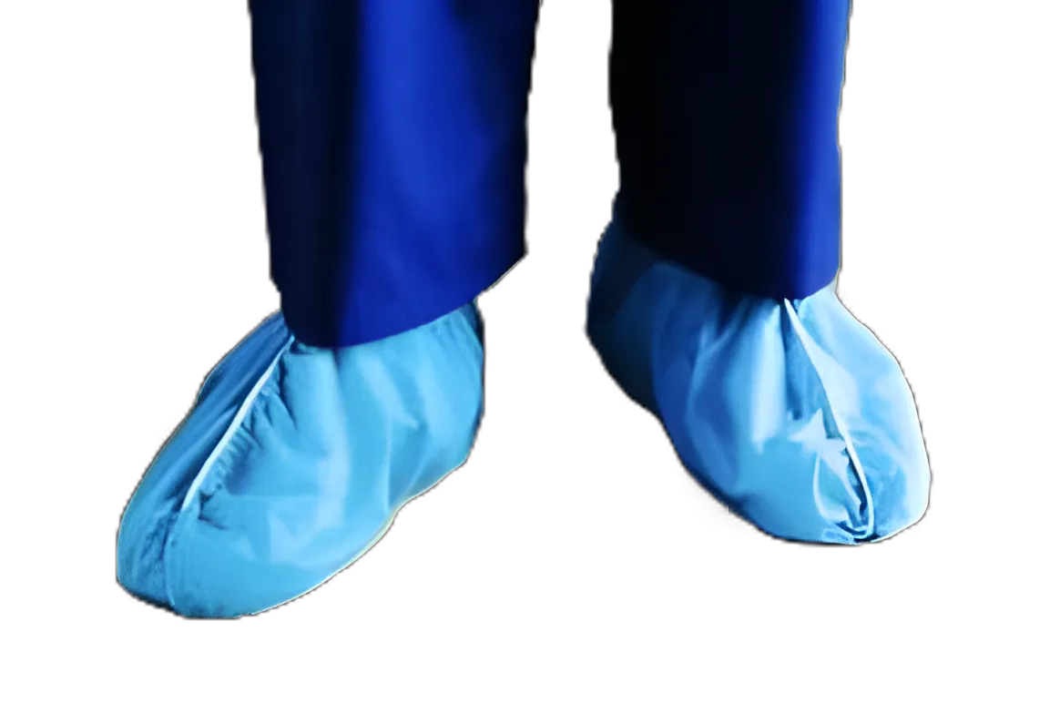 Shoe Cover Dura-Fit™ X-Large Shoe High Nonskid Sole Blue NonSterile