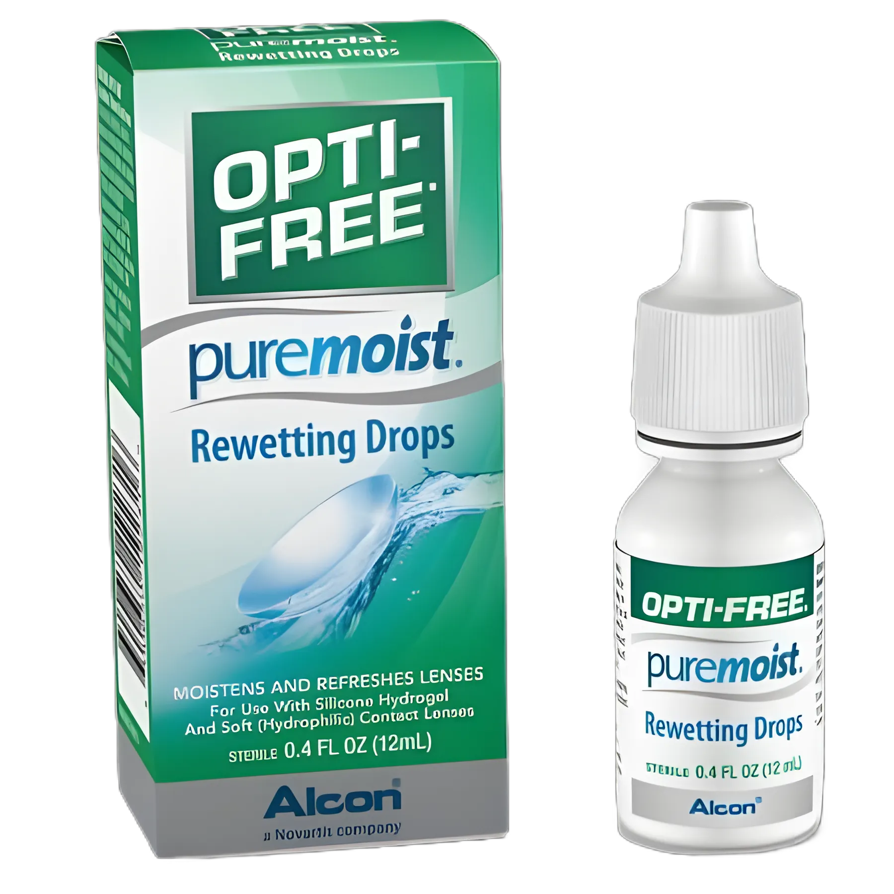 Contact Lens Solution Opti-Free® Pure Moist® 0.4 oz. Solution