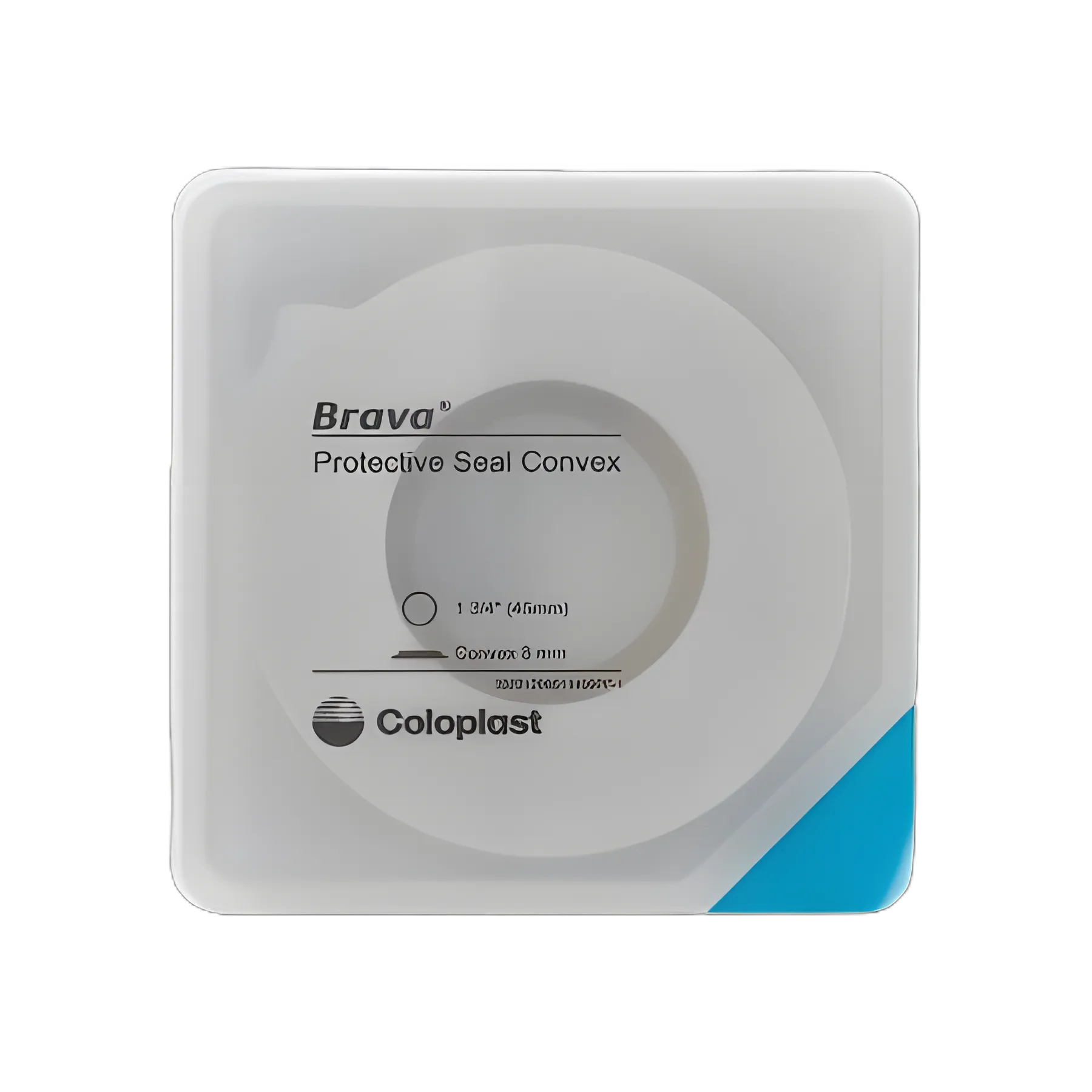 Ostomy Seal Brava® Convex, Starter Hole 1-3/4 Inch (45mm)