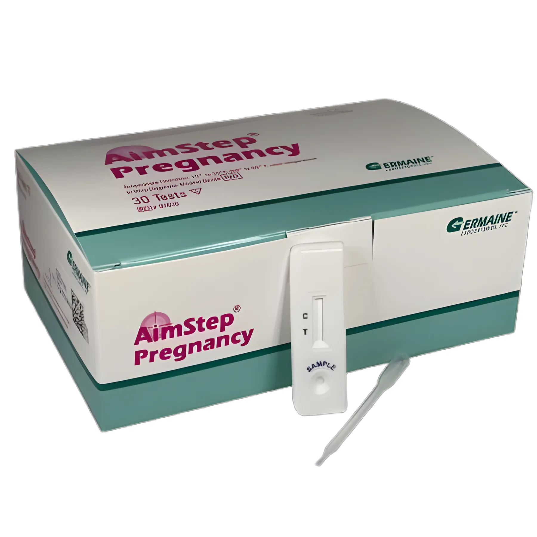 Reproductive Health Test Kit AimStep® hCG Pregnancy Test 30 Tests CLIA Waived