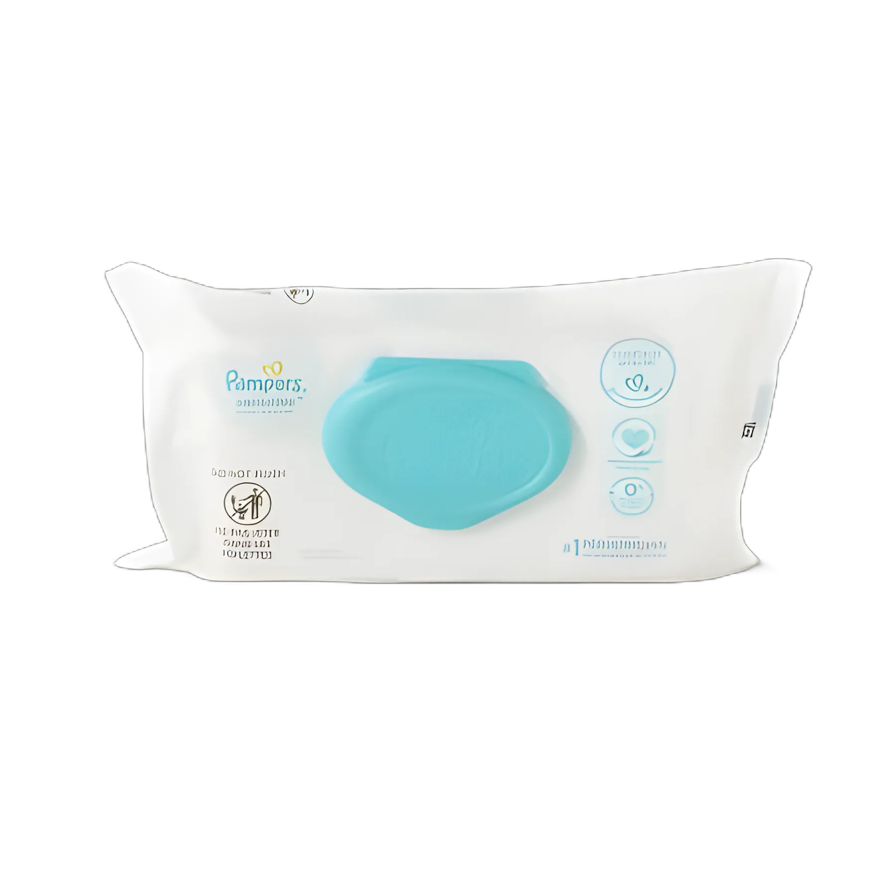 Pampers® Sensitive Baby Wipes Soft Pack Unscented, 56 Count - Hypoallergenic & Dermatologically Tested