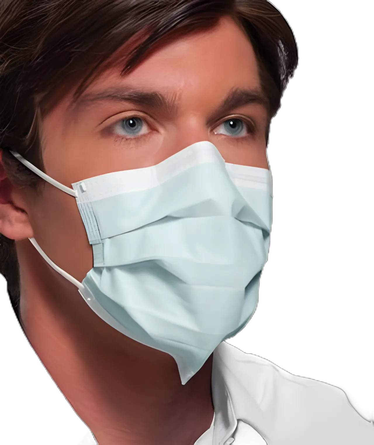 Isofluid FogFree™ Procedure Mask with Anti-fog Strip, ASTM Level 1, Blue, NonSterile, Adult - GCICXB