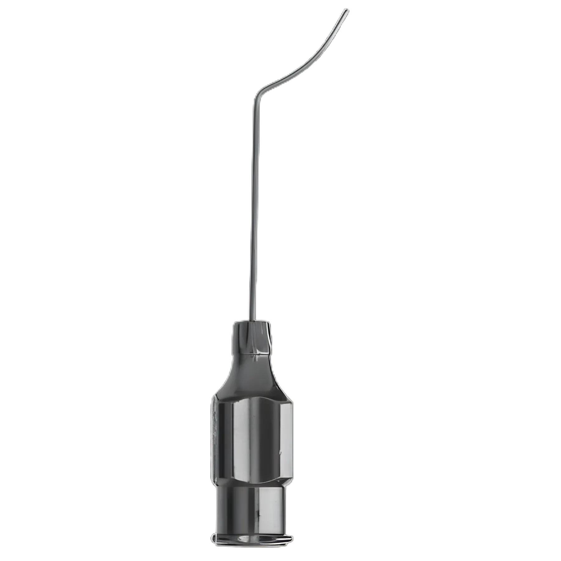 Irrigating Cannula V.Mueller 25 Gauge 10 mm Tip to Bend, Curved Shaft, Flattened Tip
