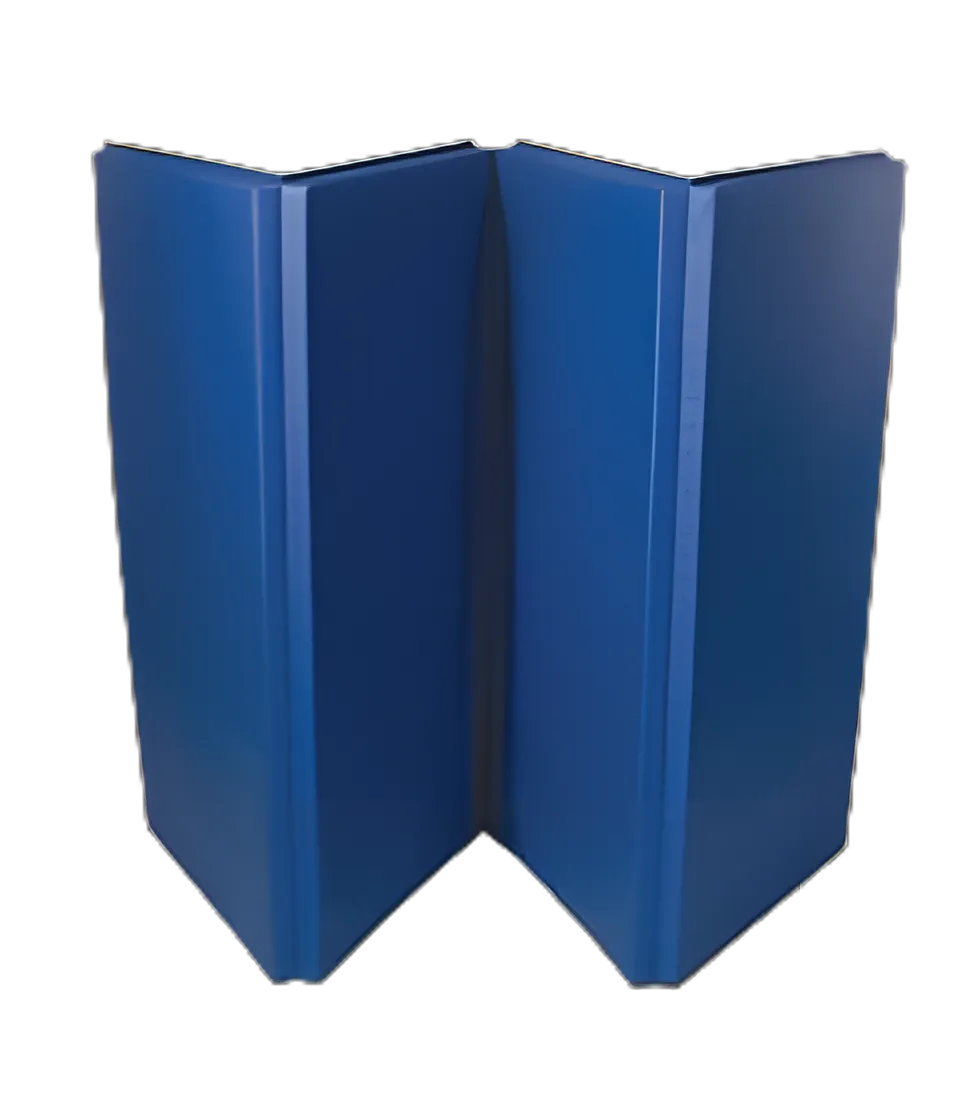 AliMed® Accordion Folding Mat Blue Polyurethane Foam 4 X 4 Foot