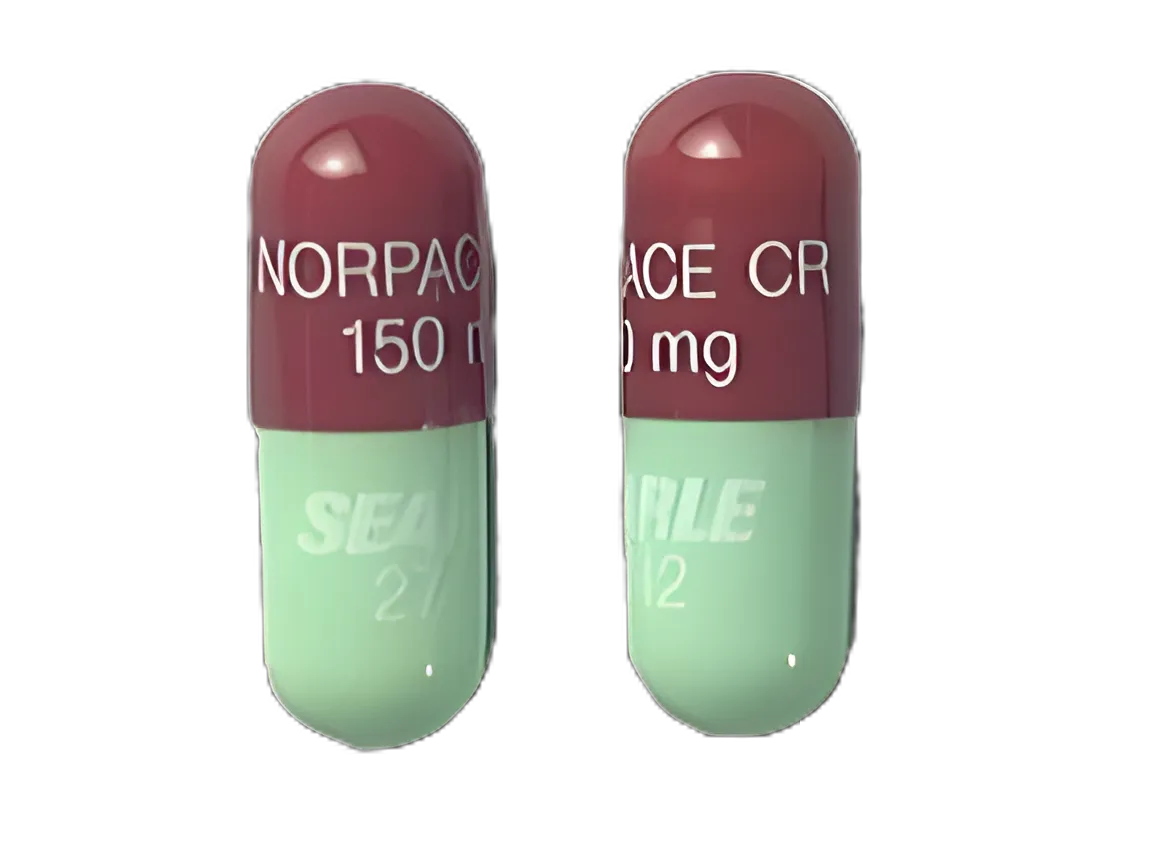 Norpace®CR Disopyramide Phosphate 150 mg Capsule Bottle 100 Capsules