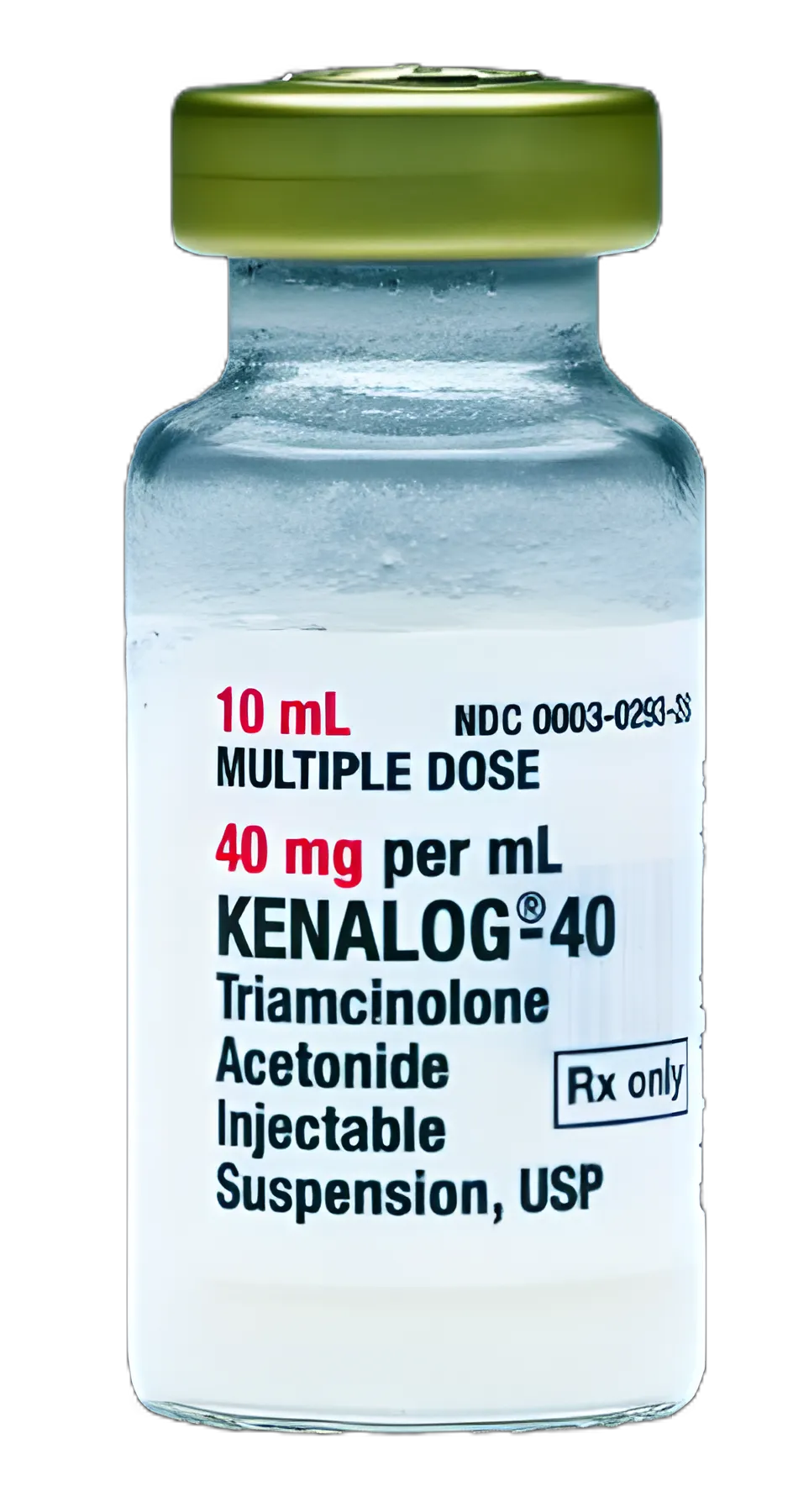 Kenalog®-40 Triamcinolone Acetonide 40 mg / mL Injection Multiple-Dose Vial 10 mL
