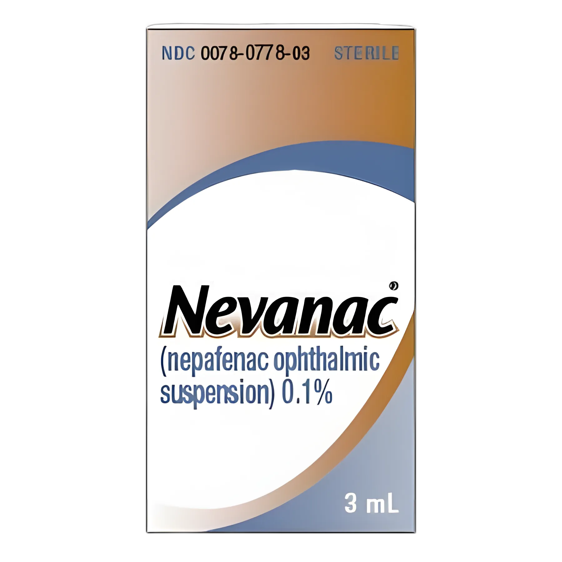 Nevanac™ Nepafenac 0.1% Drops Dropper Bottle 3 mL