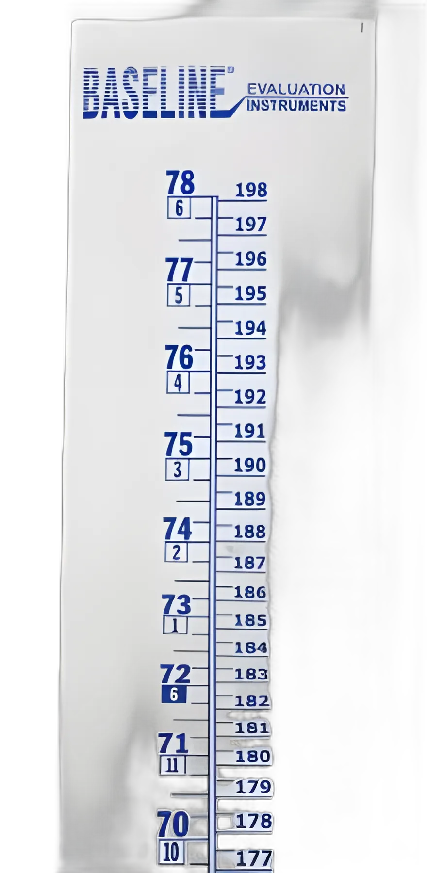 Baseline® Growth Chart | 4x4x4 Inch | Accurate Height Measurement