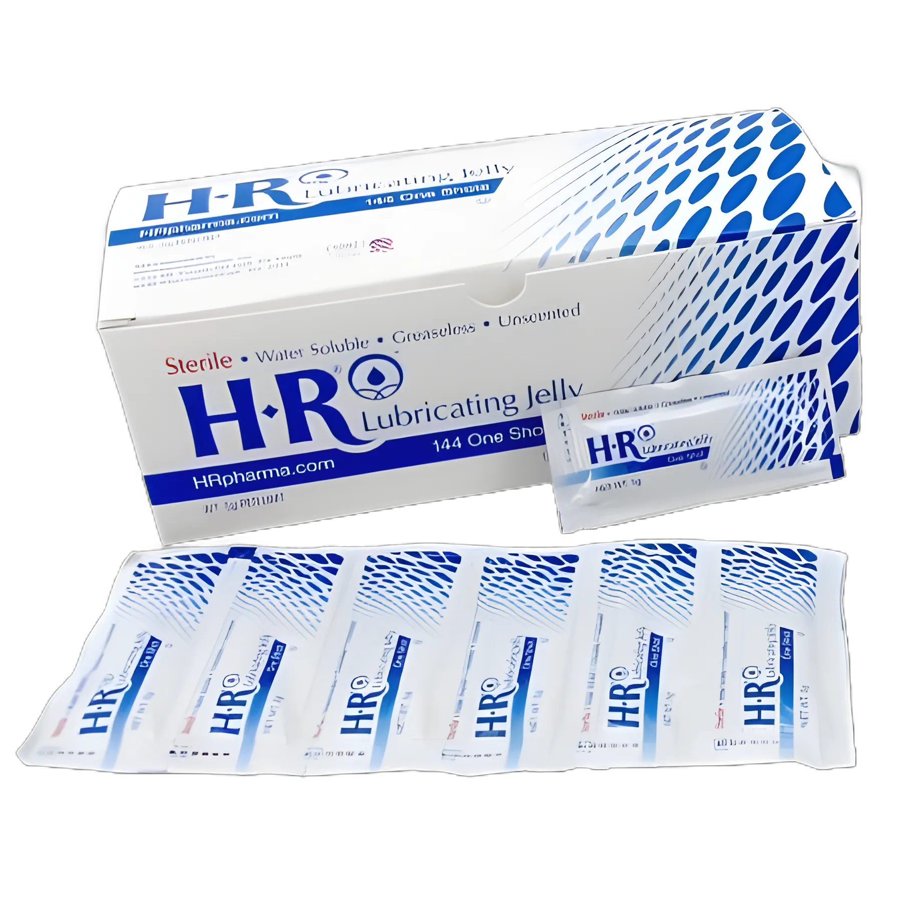 Lubricating Jelly HR® One Shot® 5 Gram Individual Packet Sterile